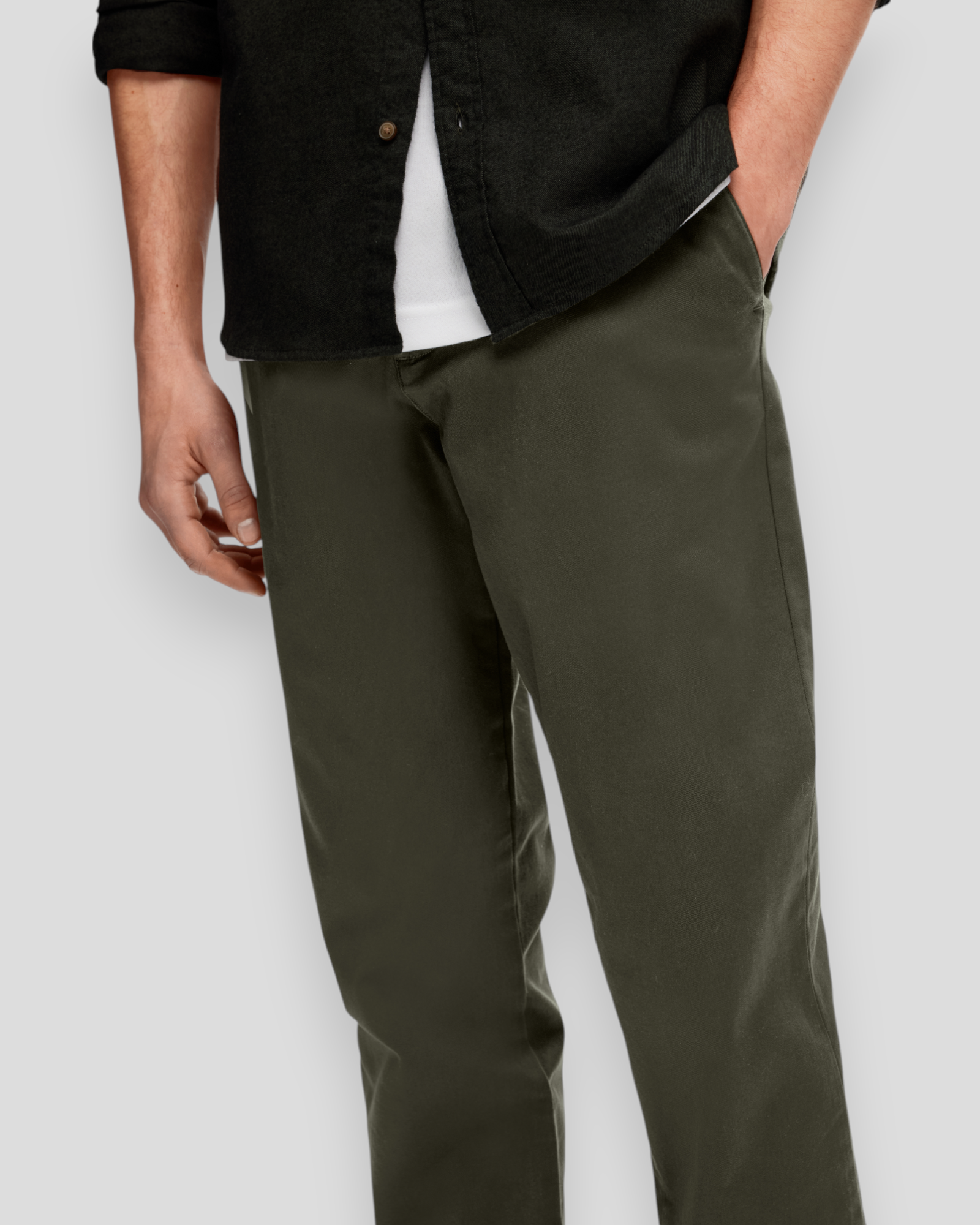 Slim New Miles Flex Pants - Forest Night