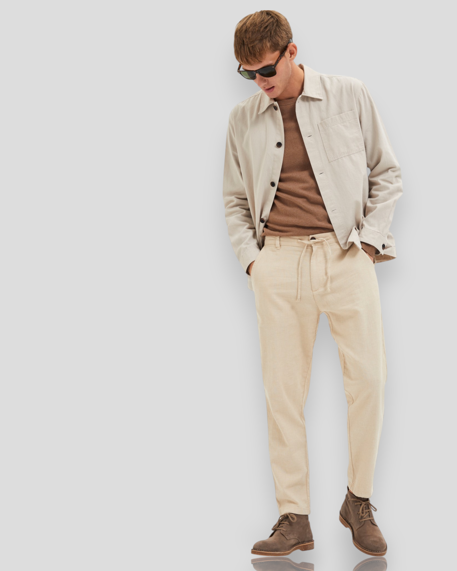 Slimtape Brody Linen Pants - Incense
