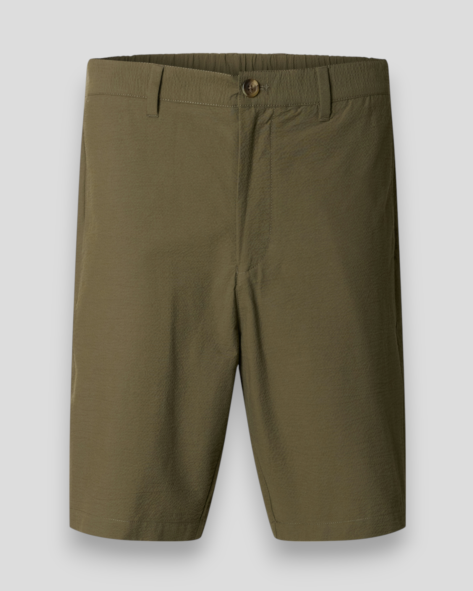 Regular-Karl Seersucker Shorts - Kalamata