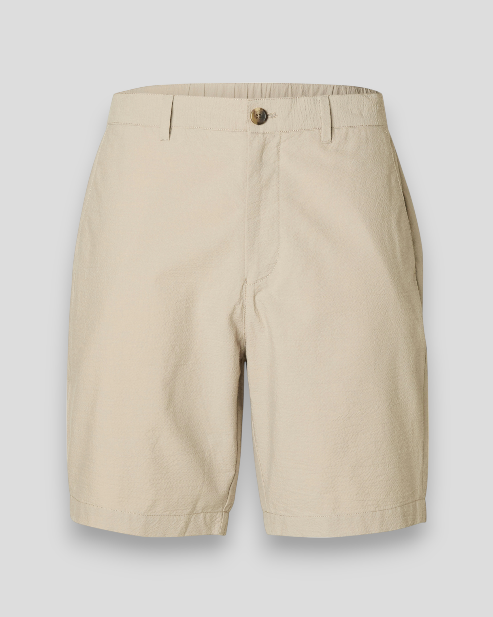 Regular-Karl Seersucker Shorts - Pure Cashmere