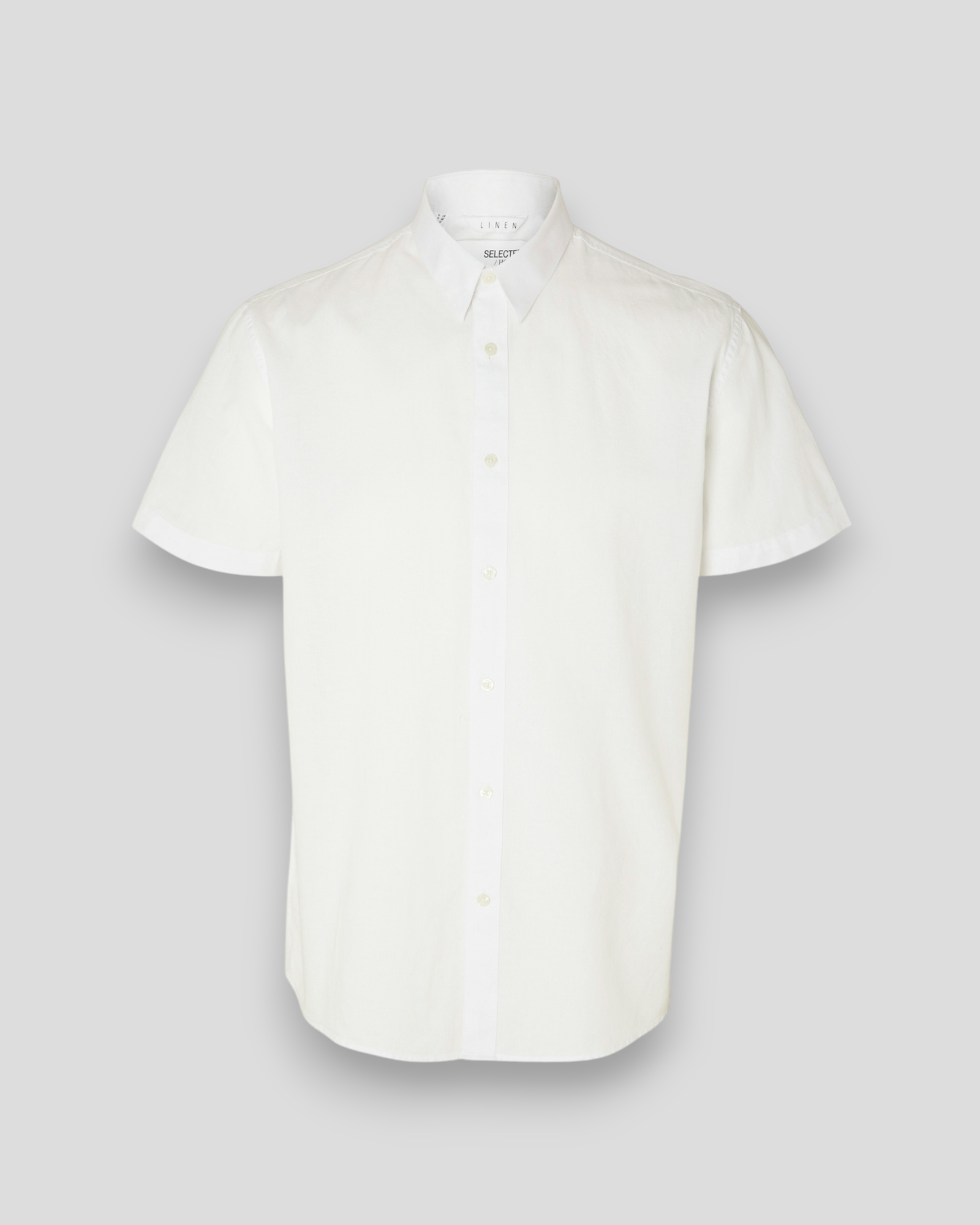 Regsun Linen Shirt SS Classic - White