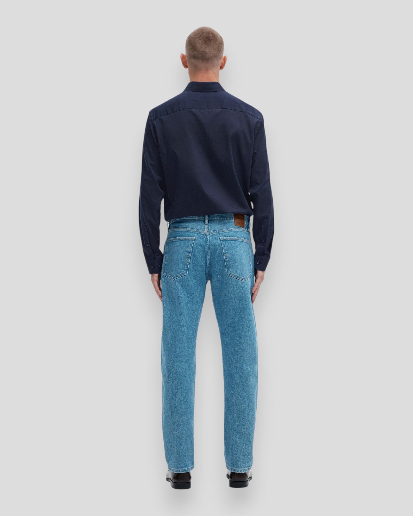 Filip-Performance Slim Shirt LS - Sky Captain