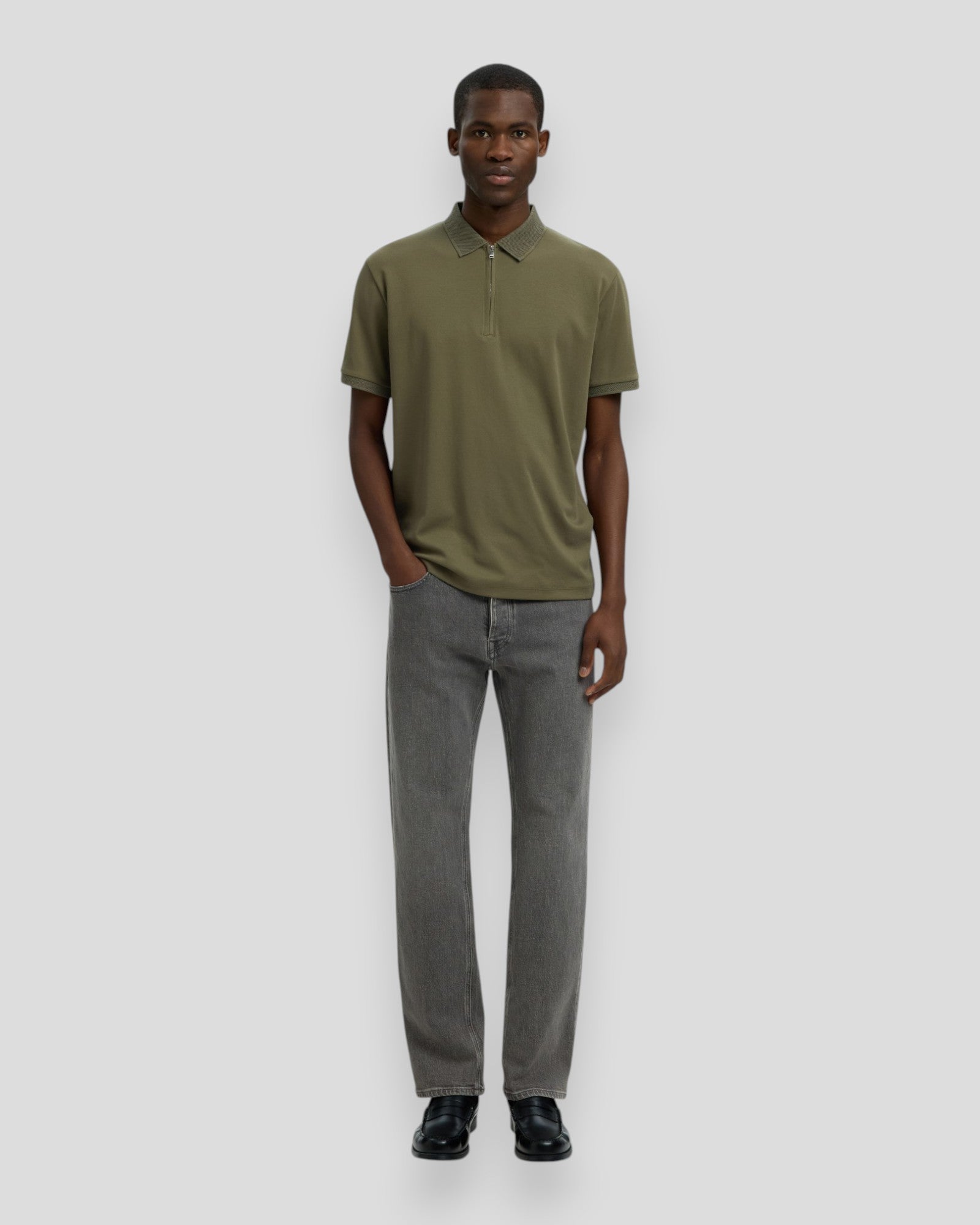 Fave Zip SS Polo - Kalamata