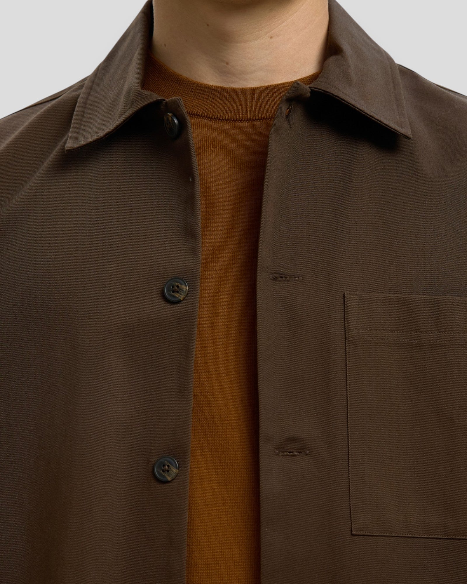 Otto Tate Heavy Twill Overshirt - Delicioso