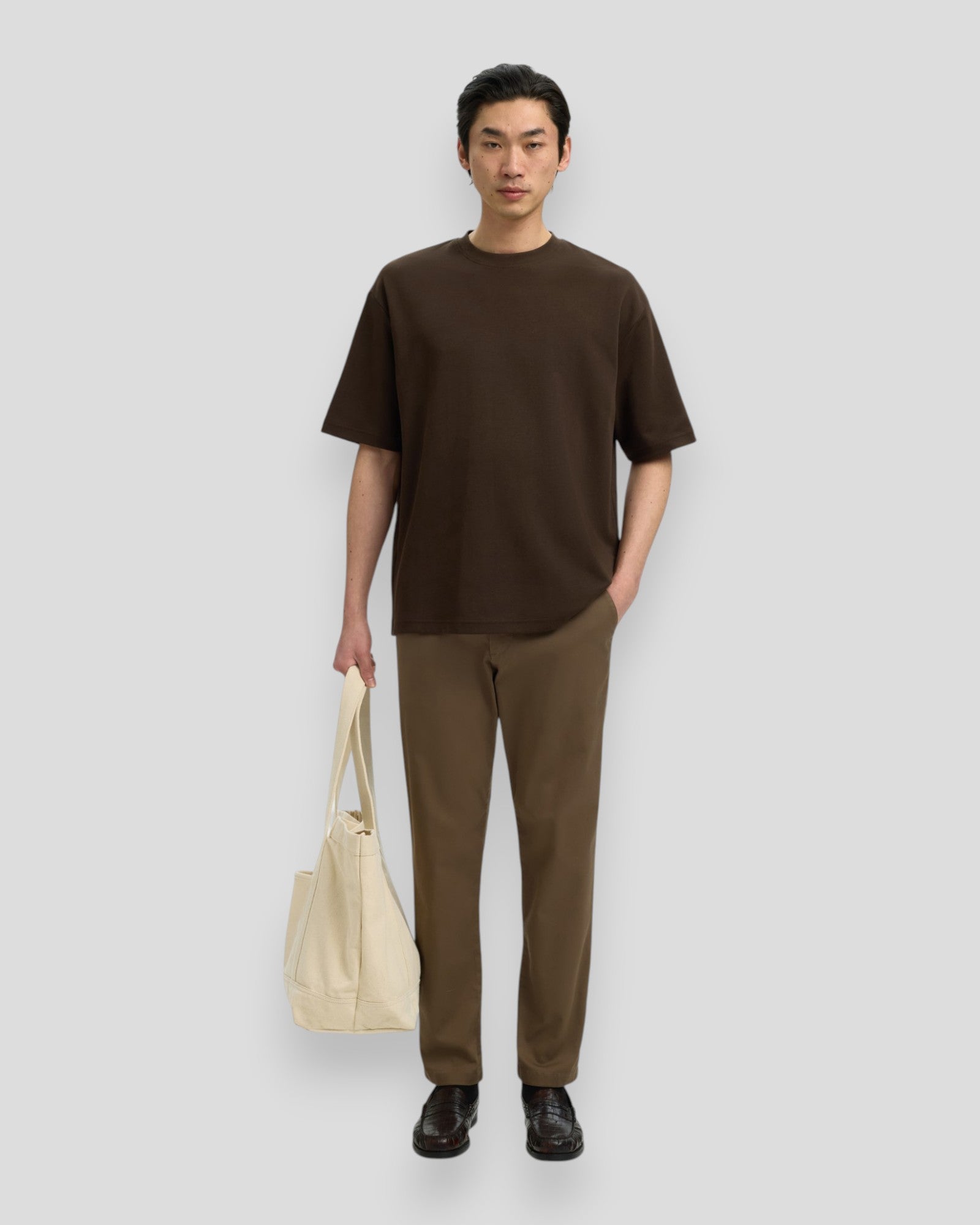 Loose Oscar SS O-Neck Tee - Delicioso