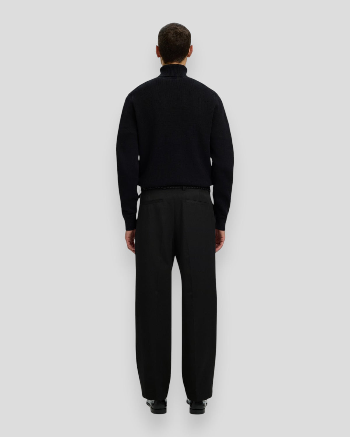 Regular Tape Luke Wool Blend Design 190 - Black