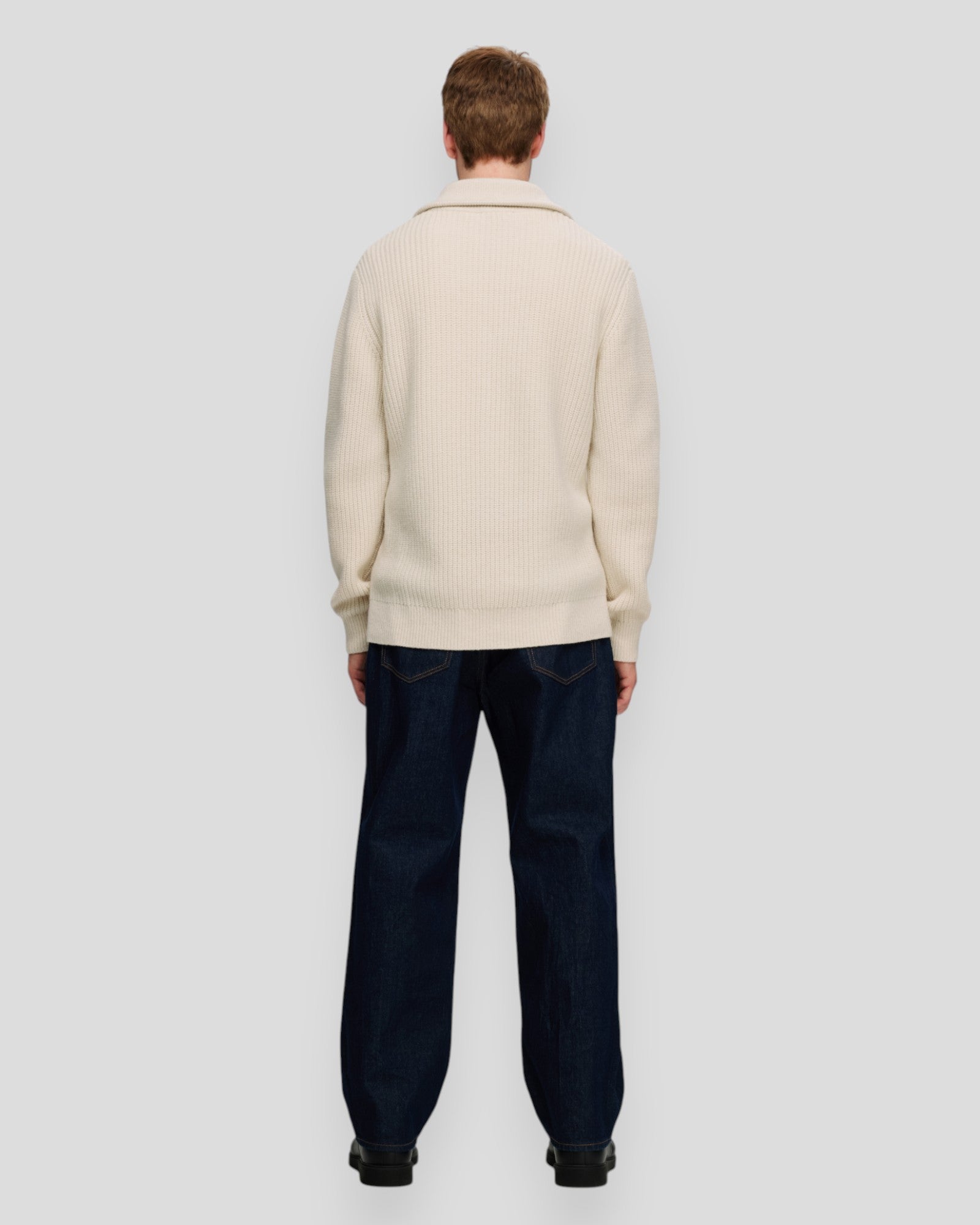 Land LS Knit Half Zip - Tofu