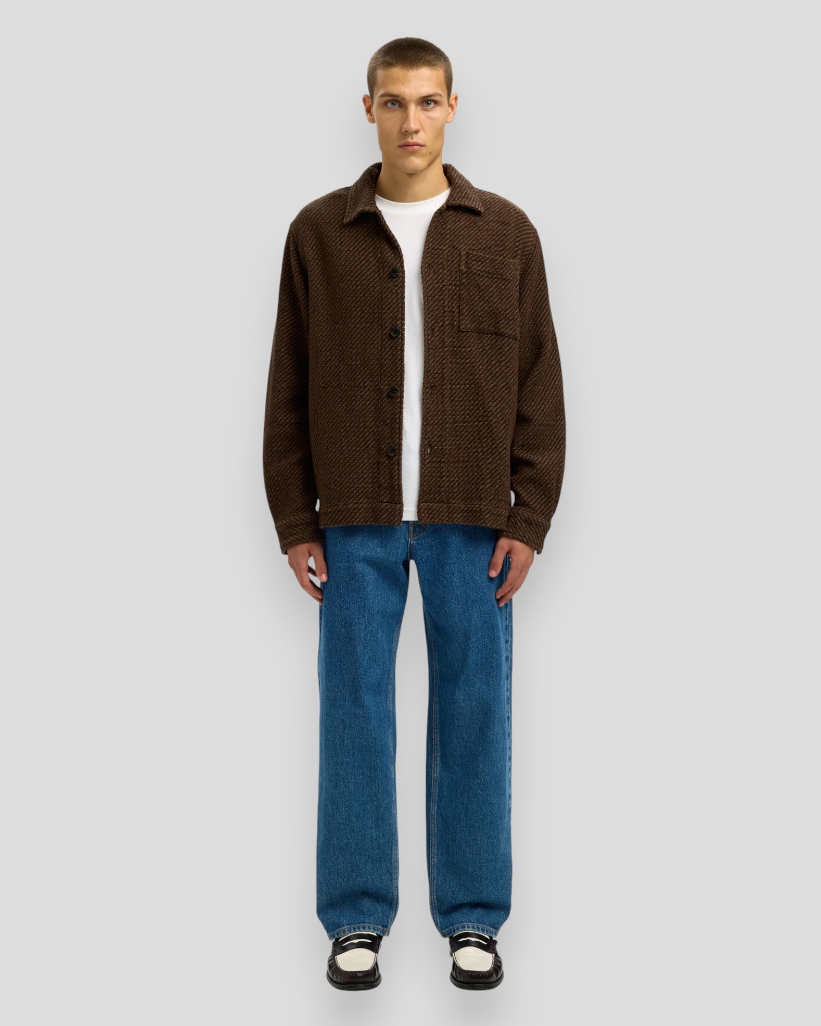 Regular Fred Structured Overshirt - Delicioso