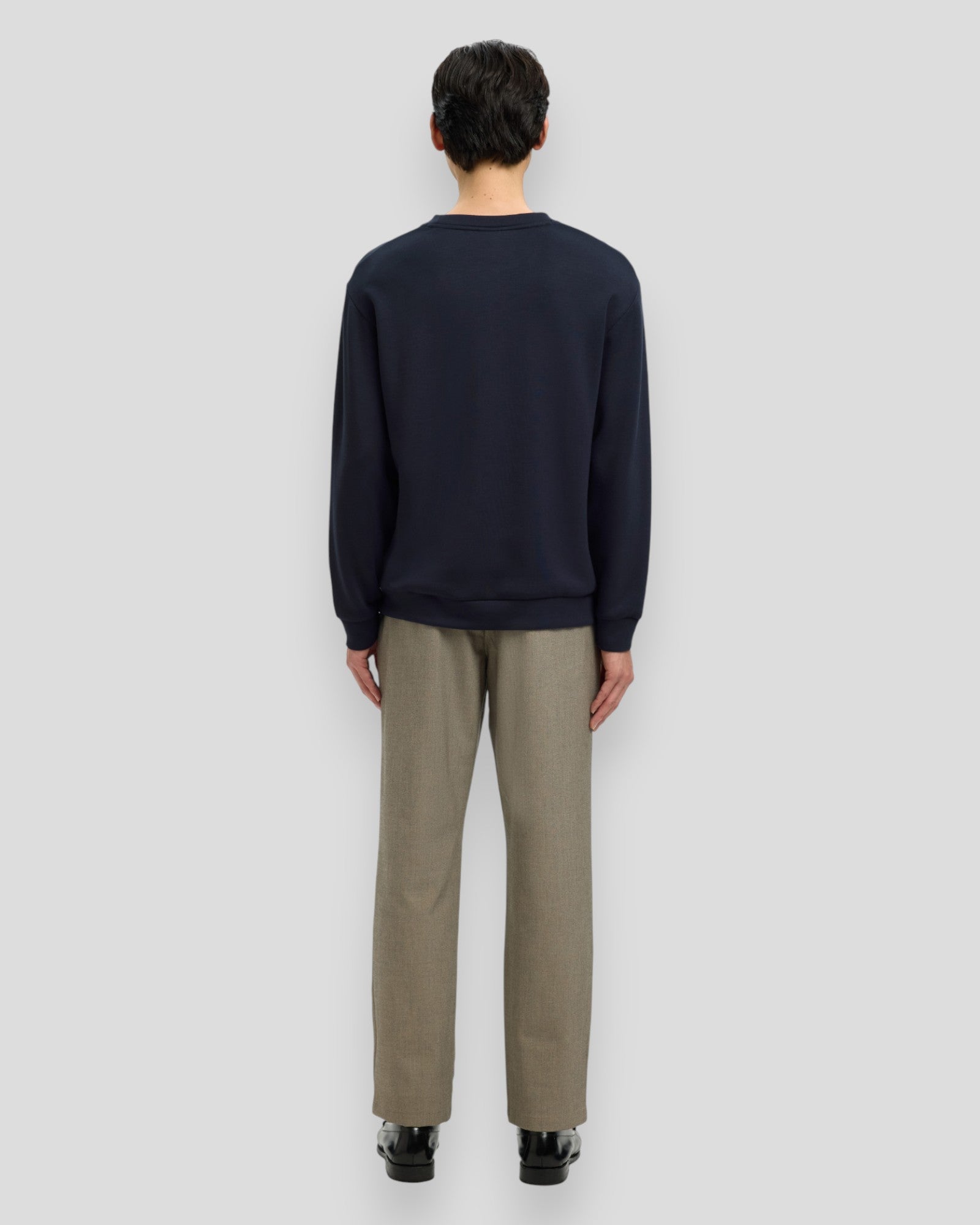 Emanuel Soft Crew Neck Sweat - Sky Captain