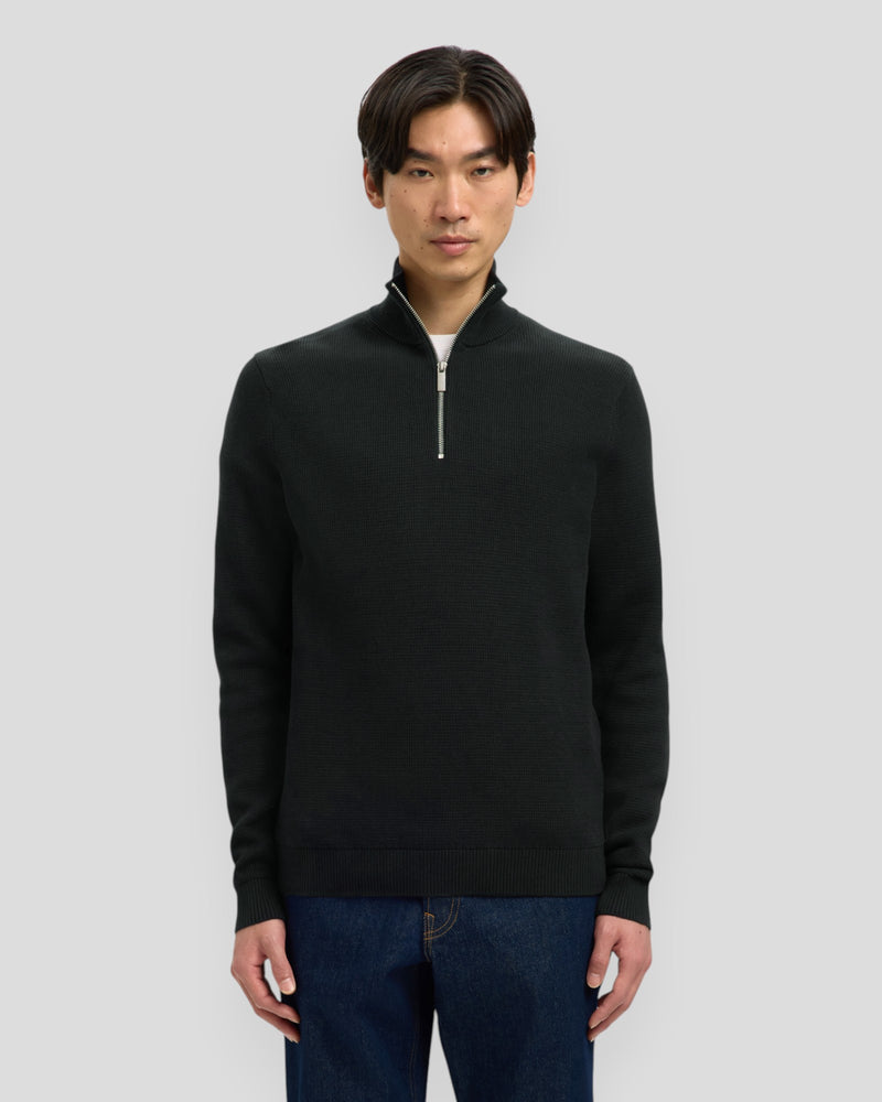 Dane Kint Structure Half Zip - Black