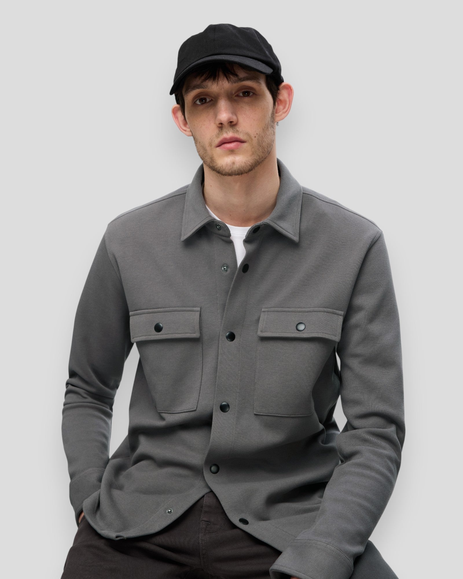 Jackie Sweat Jacket - Granite Grey