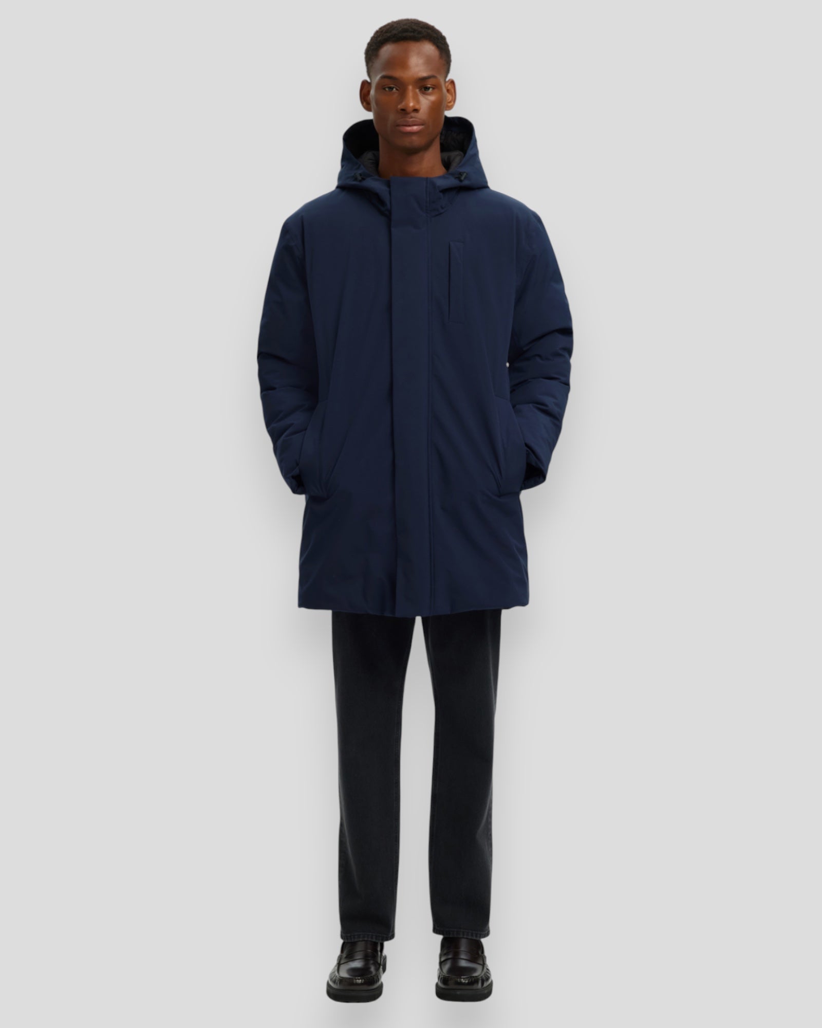 Franklin Urban Tech Parka Jacket - Sky Captain