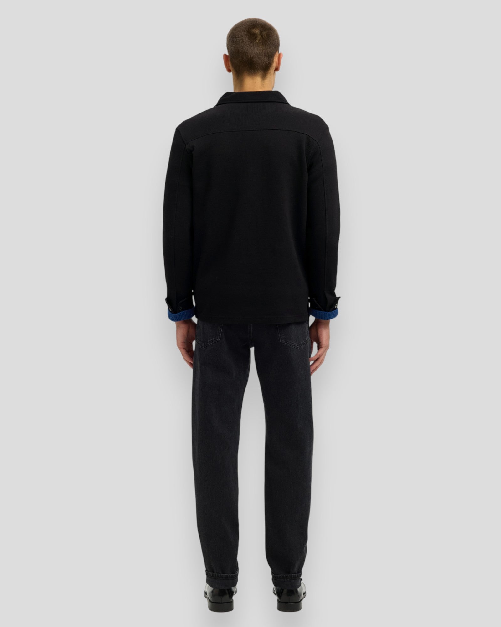 Jackie Sweat Zip Jacket - Black