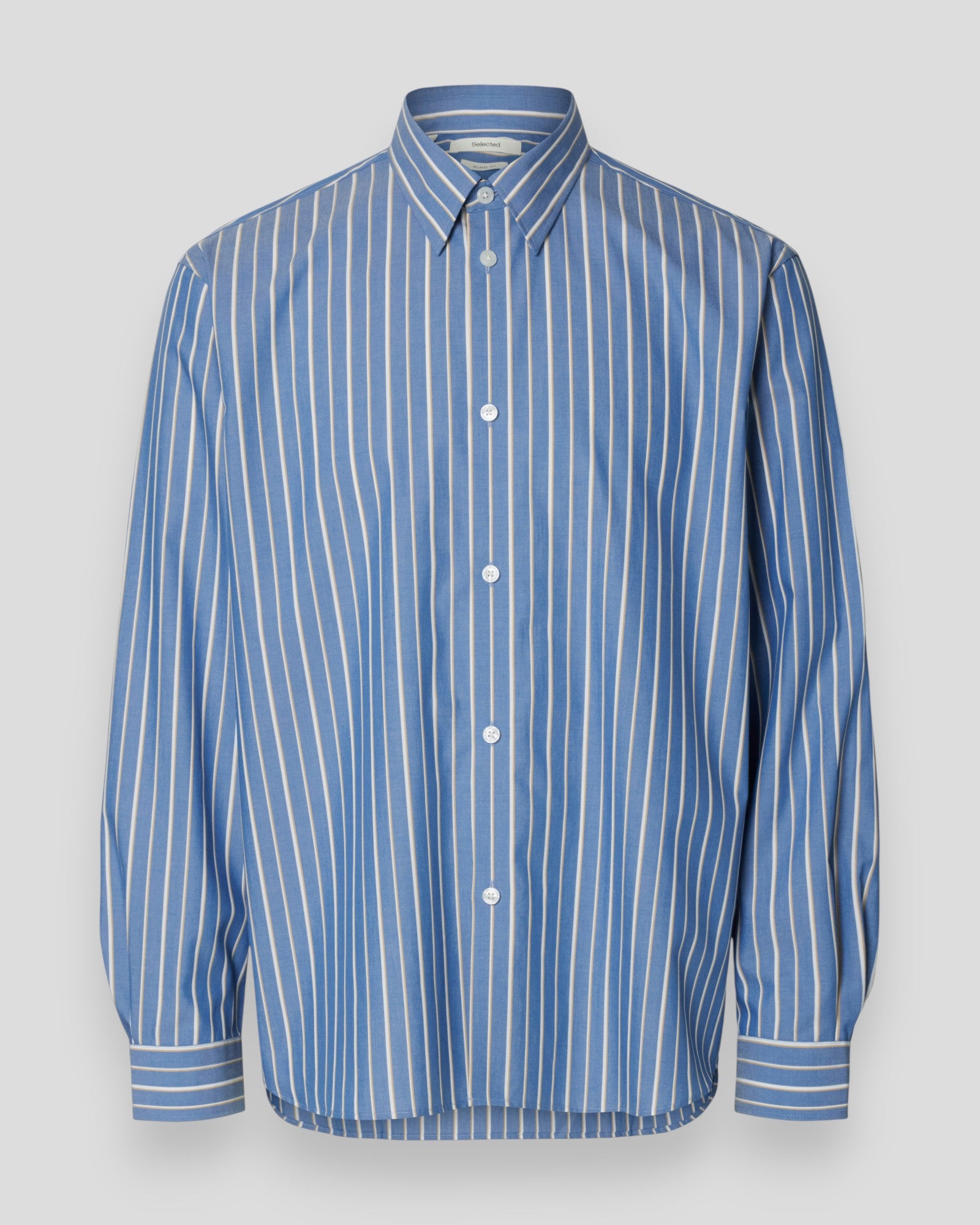 Ben Stripe Shirt - Medieval Blue Stripes