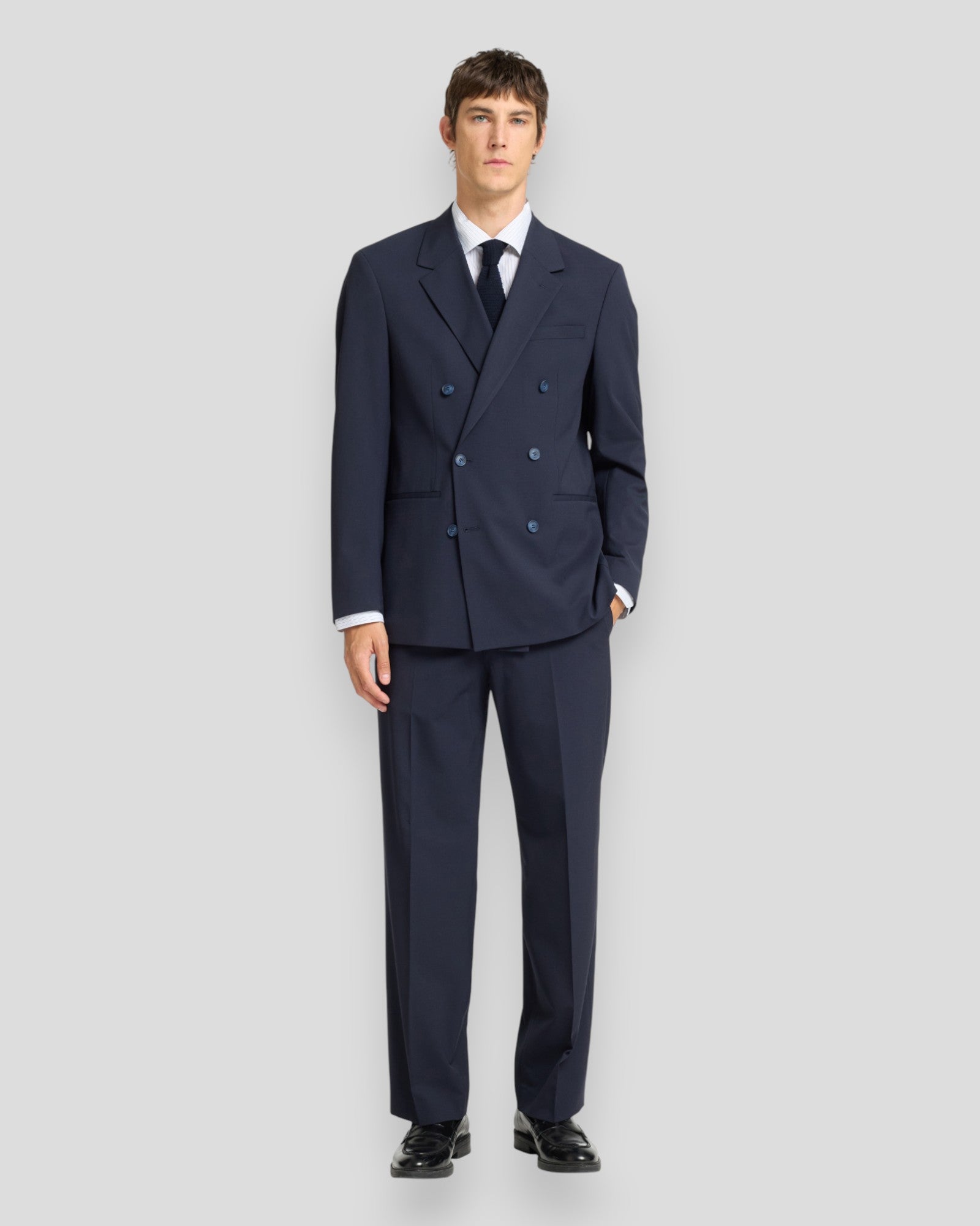 Loose Liam 220 Trousers - Navy Blazer
