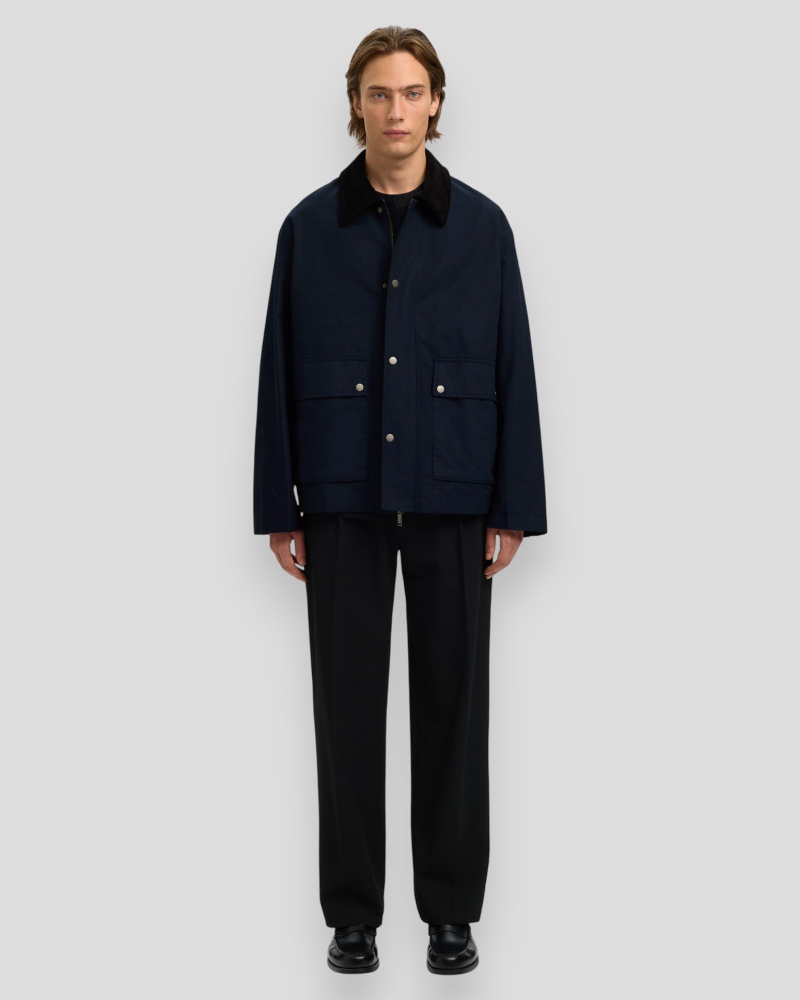 Kyle Cotton Jacket - Sky Captain