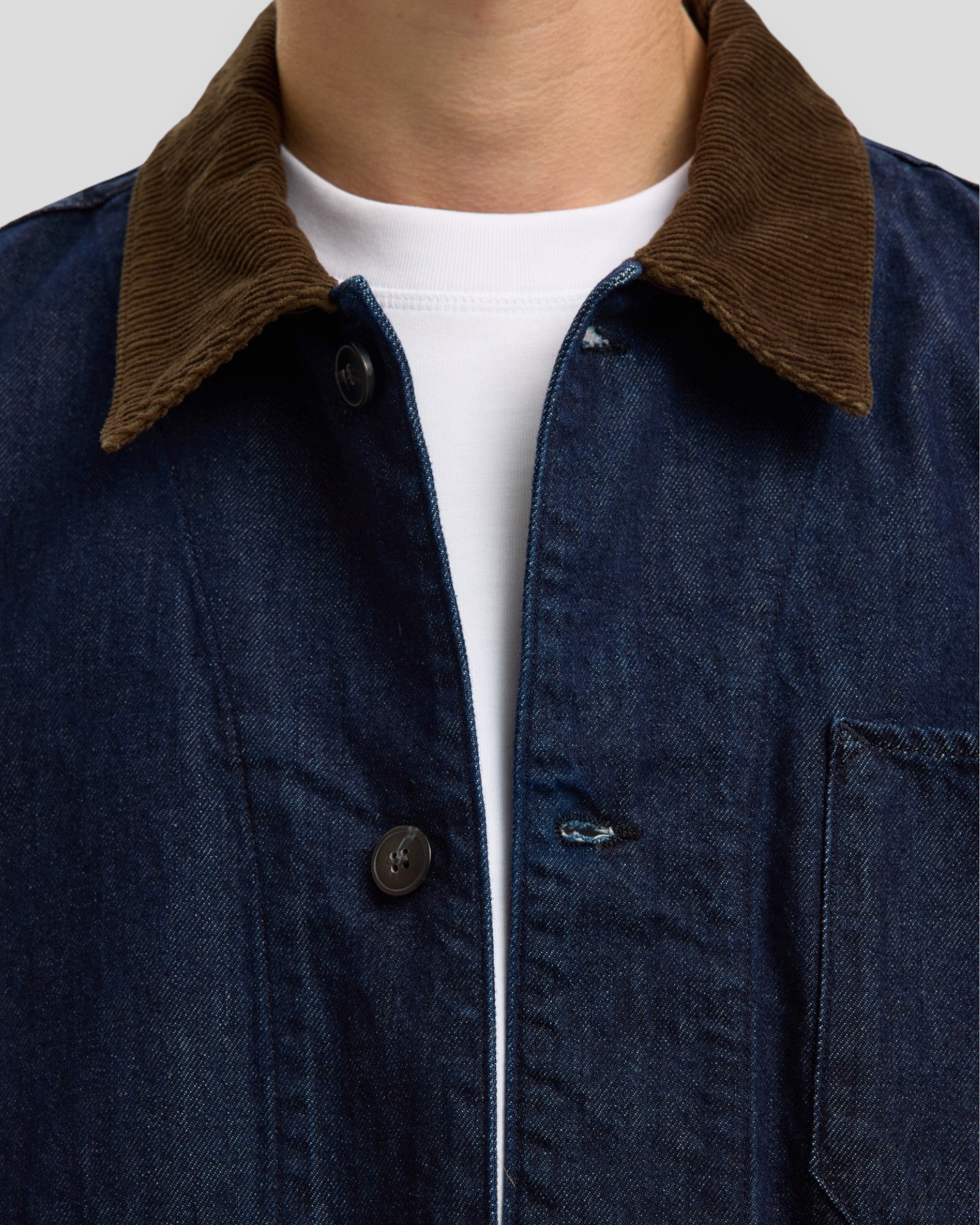 Regular-Landon Rinse 612 Denim Jacket - Dark Blue Denim