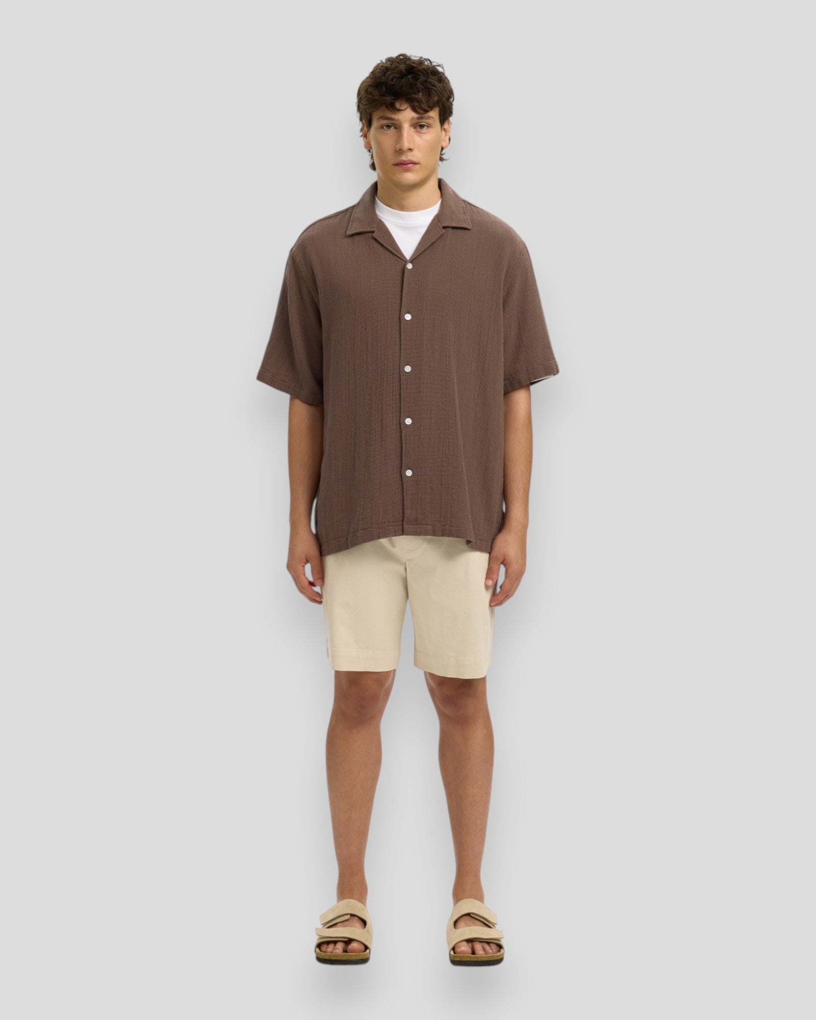 Relax Cal SS Shirt Resort - Chocolate Chip