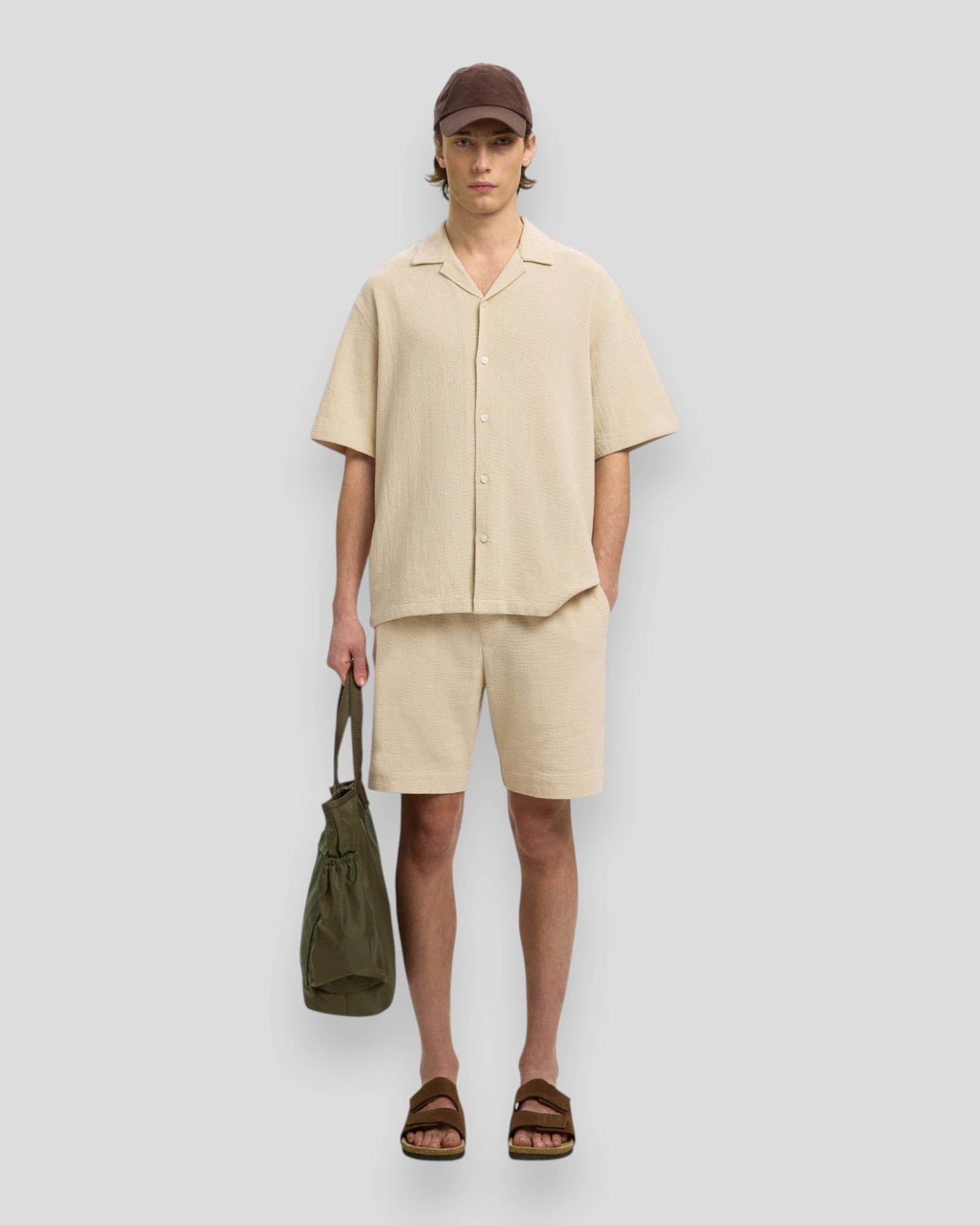 Relax Cal SS Shirt Resort - Oatmeal