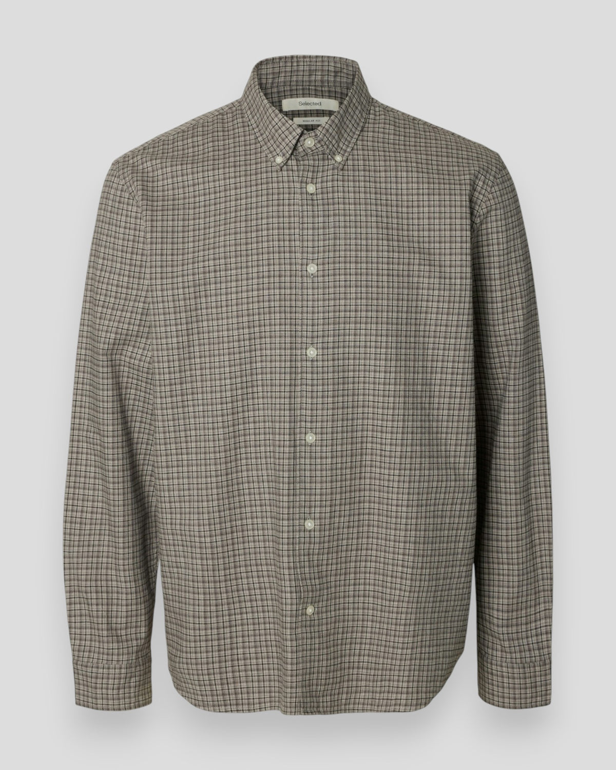 Cole-Jay Regular Melange LS Shirt - Paloma Checks Multi