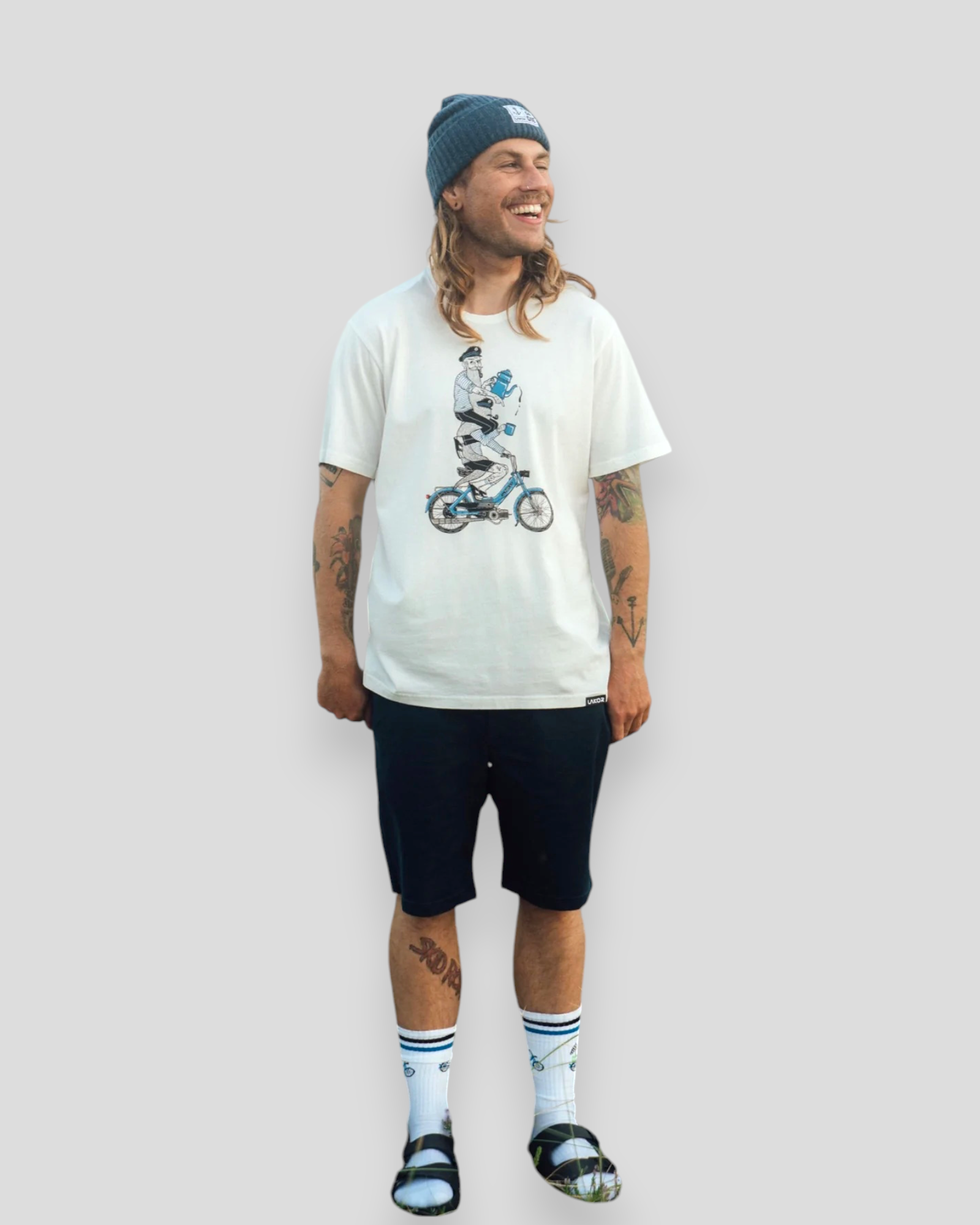 Hitching A Ride T-Shirt - Star White