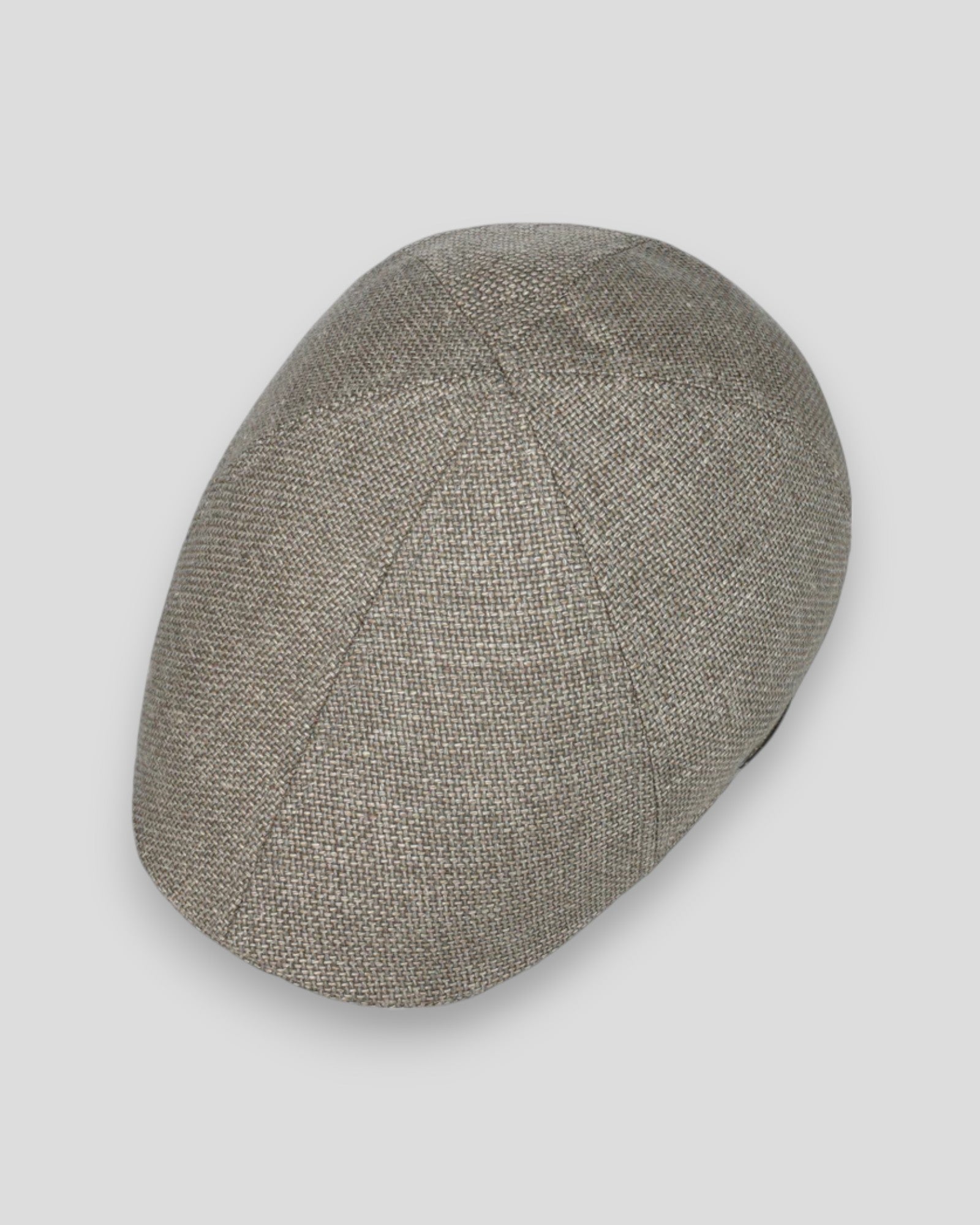 Sixpence Flat Cap Texas Wool/Linen - Grey Beige