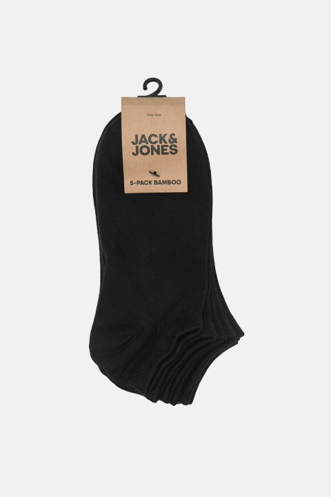 Basic Bamboo Short Sock 5 Pack - Black