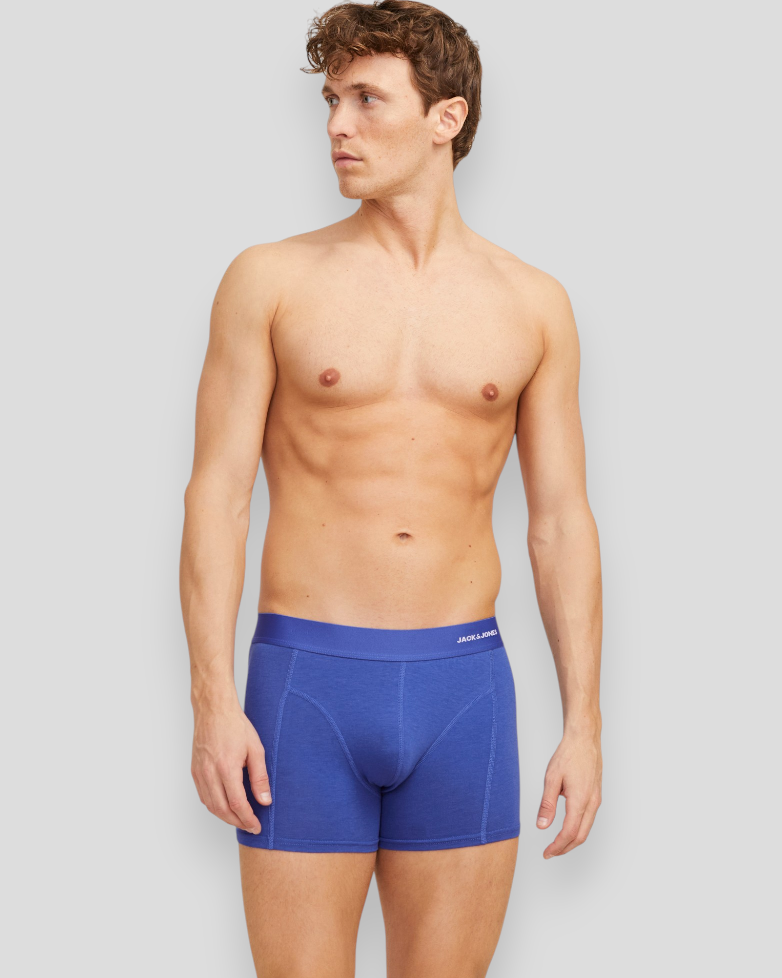 Bambus trunks fra JACK & JONES – 3-pak i Bering Sea, lavet af blødt og svedtransporterende bambusmateriale for maksimal komfort.