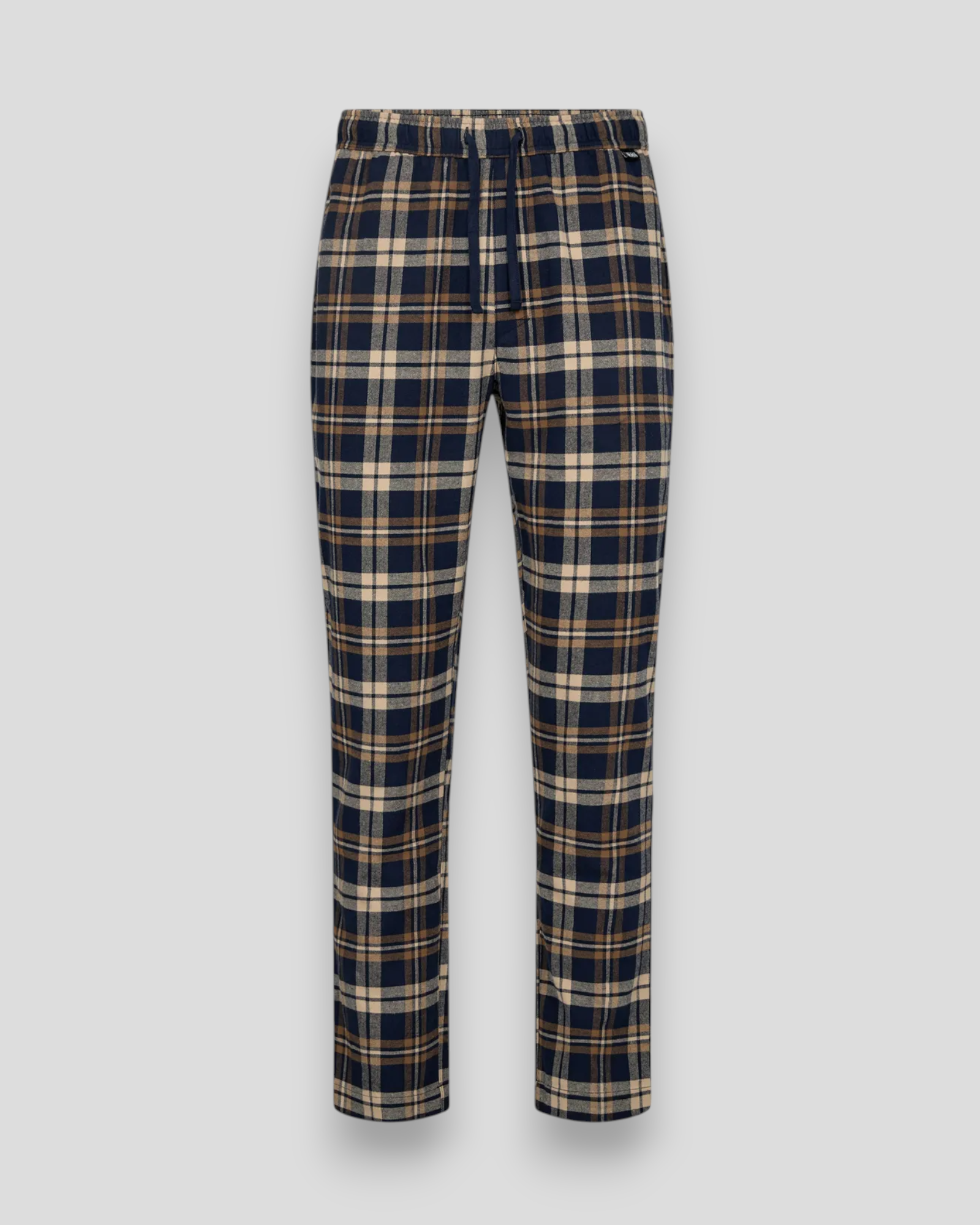 Pyjamas Pants Flannel- Brown/Navy Checked