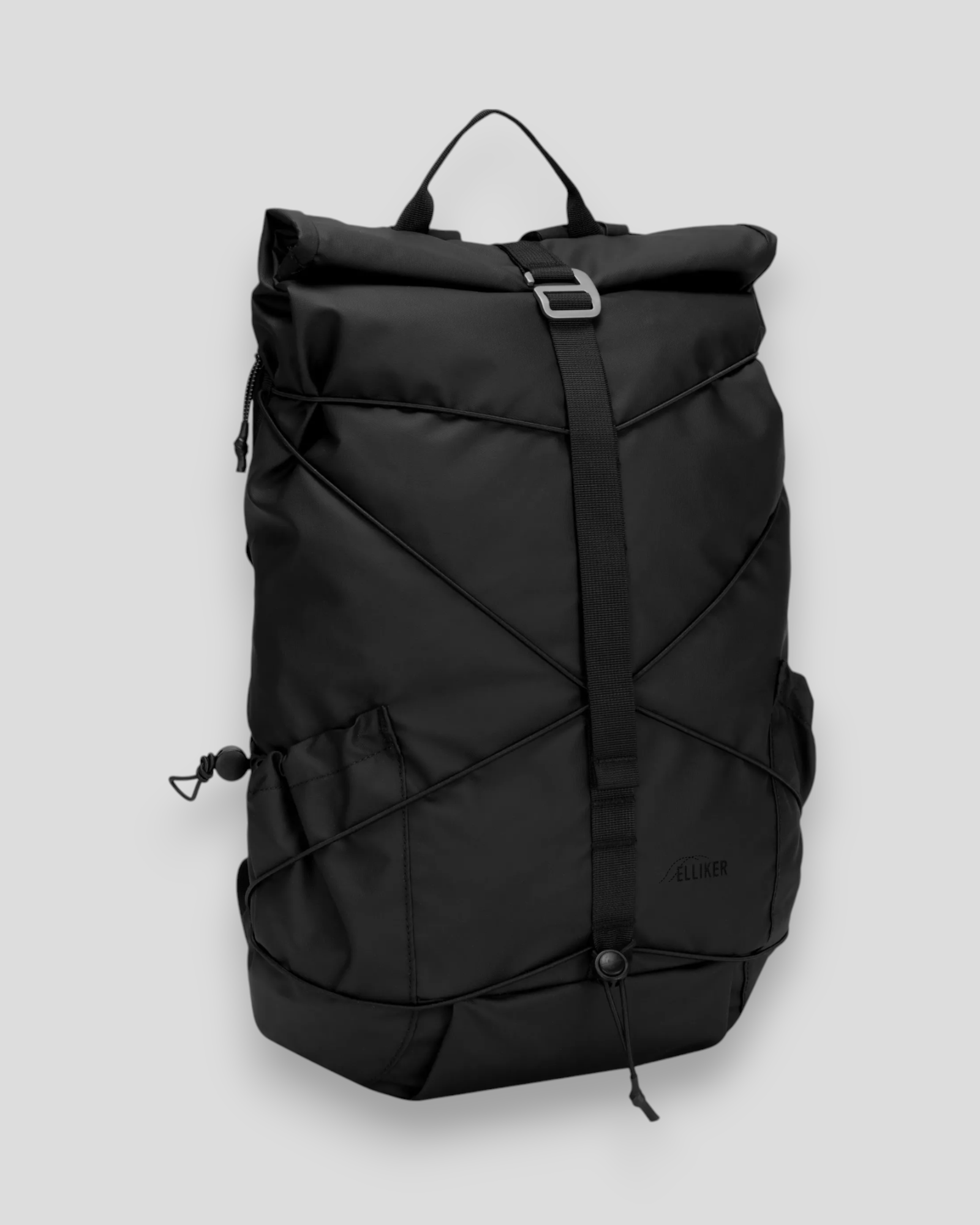 Dayle Roll Top Backback 21/25L - Black