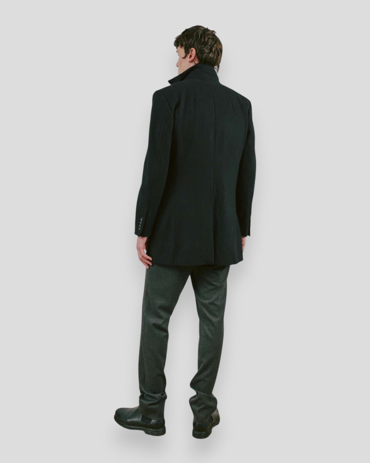 Ontario Slim Fit Coat - Black