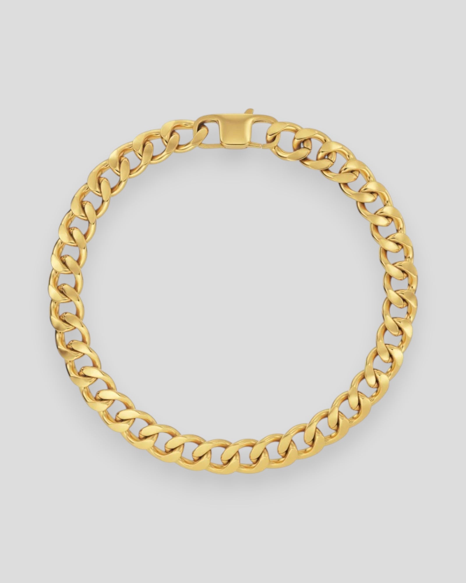 Gold Clark Chain Bracelet for men by Edblad, featuring a sleek, modern design with interconnected links.