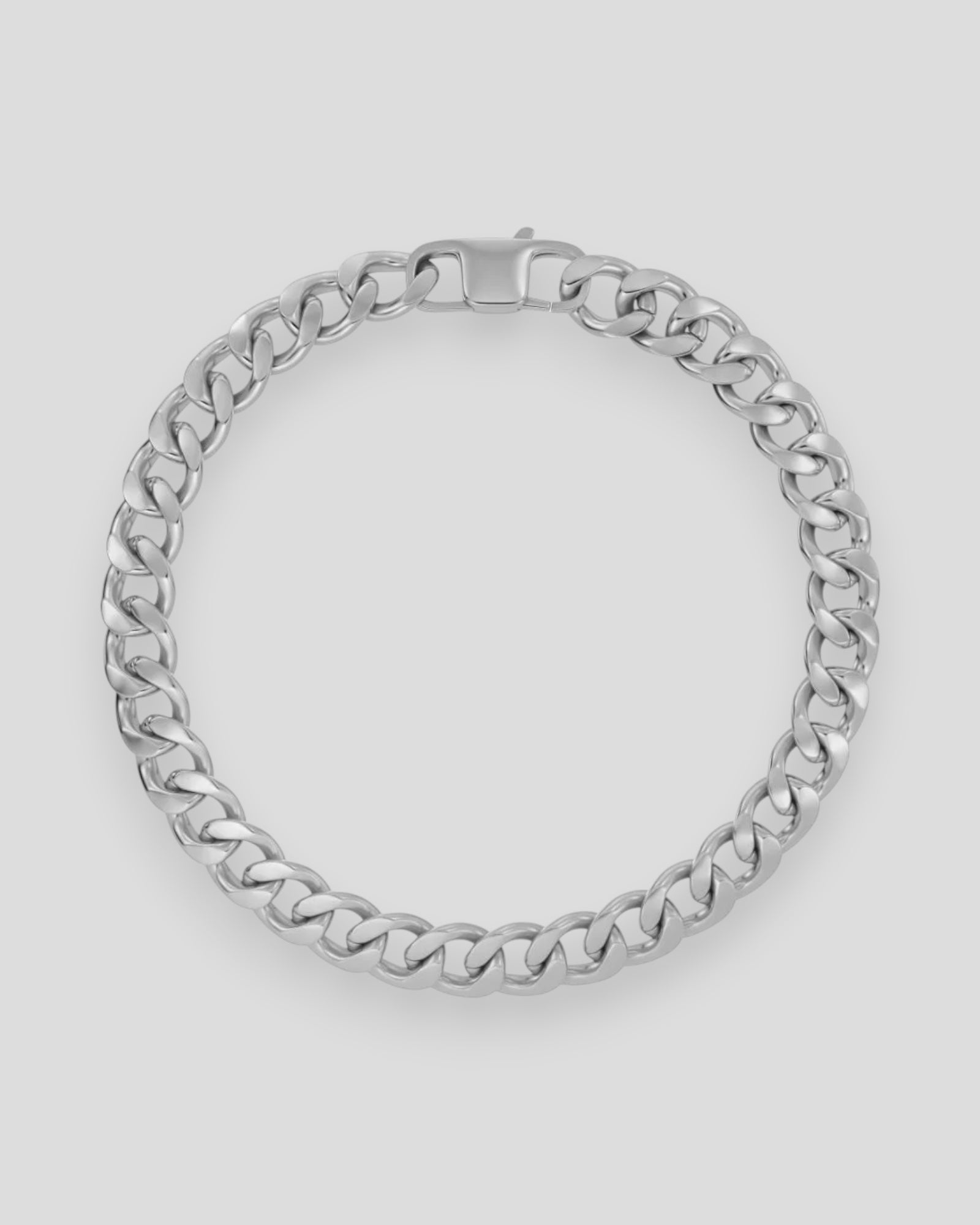 Steel Clark Chain Bracelet for men by Edblad, showing a sleek, polished metal bracelet with a modern chain design.