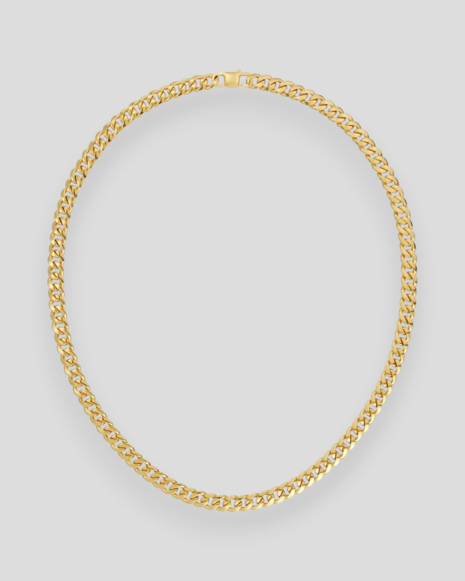 Edblad Clark chain necklace in gold, men's jewelry with sleek, modern design, featuring a sturdy chain and polished finish.