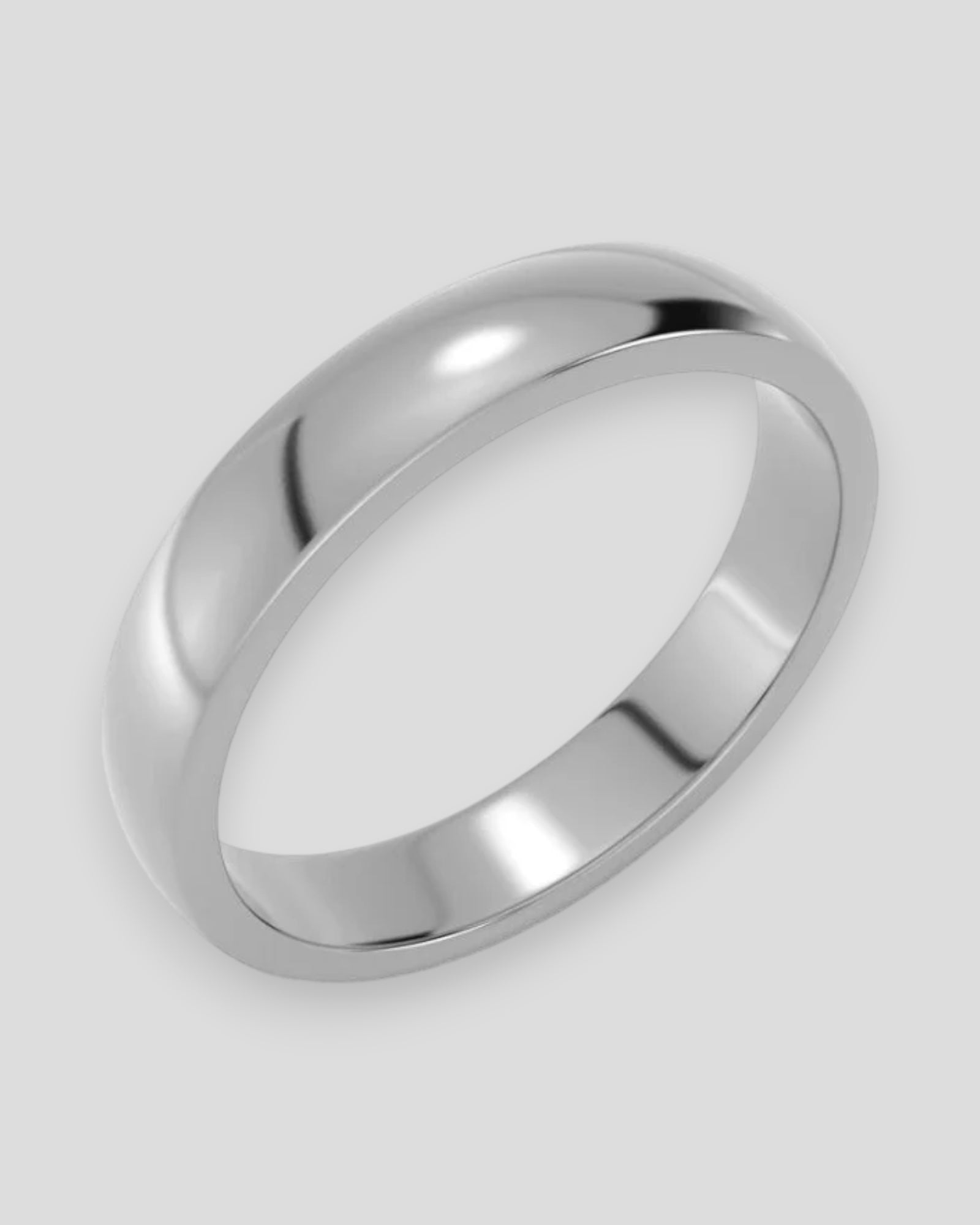 Silver men's Infinite Ring by Edblad featuring a sleek, modern design in polished steel.