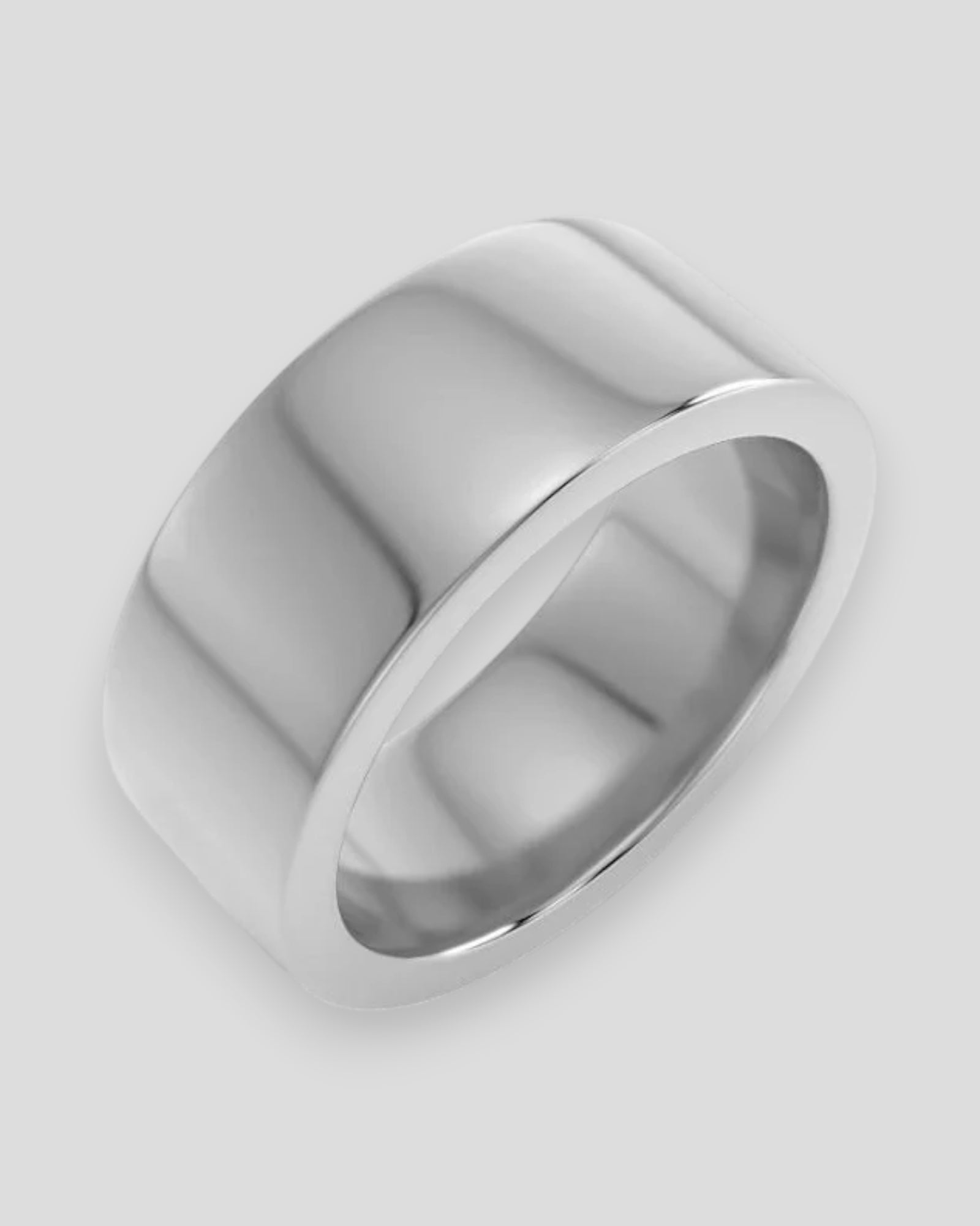 Edblad Jesse Steel Mens Ring featuring a sleek, modern design with a polished finish and bold band.