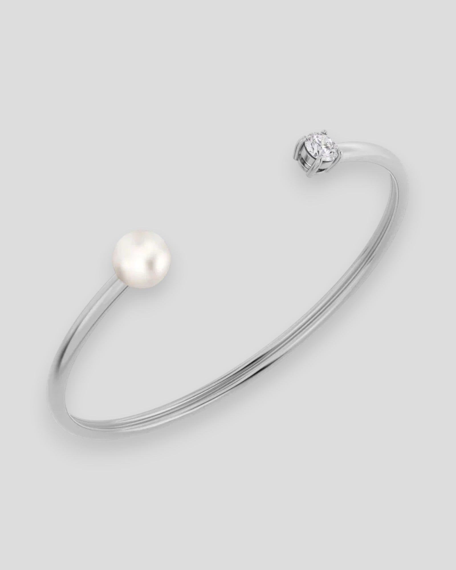 Luna Bangle - Silver