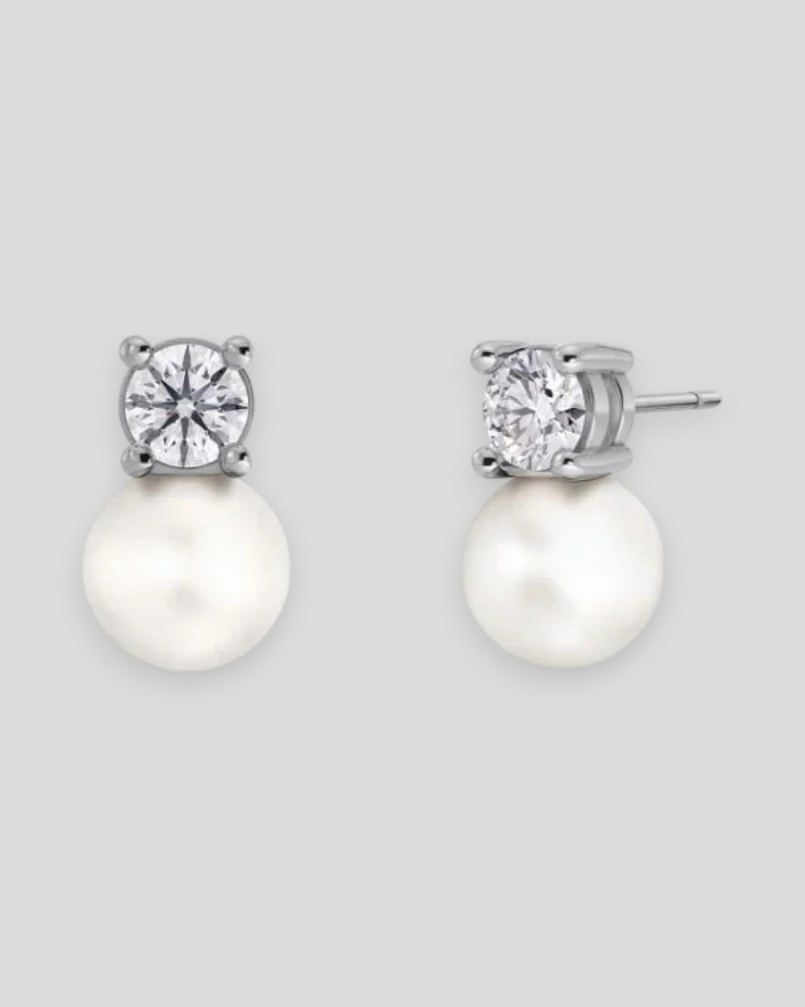 Sølv Luna Studs store øreringe til kvinder fra Edblad Dame, elegante og enkle sterling sølv ørestikker