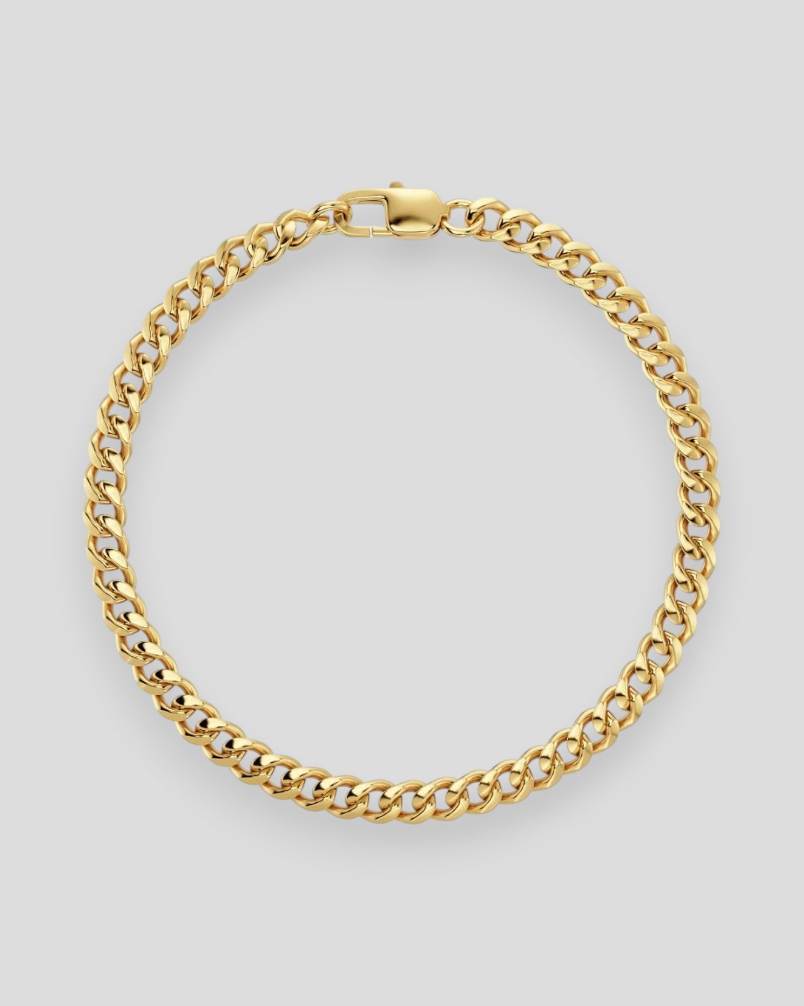 Gold men's Riley bracelet by Edblad featuring sleek, minimalist design with smooth links and a polished finish.