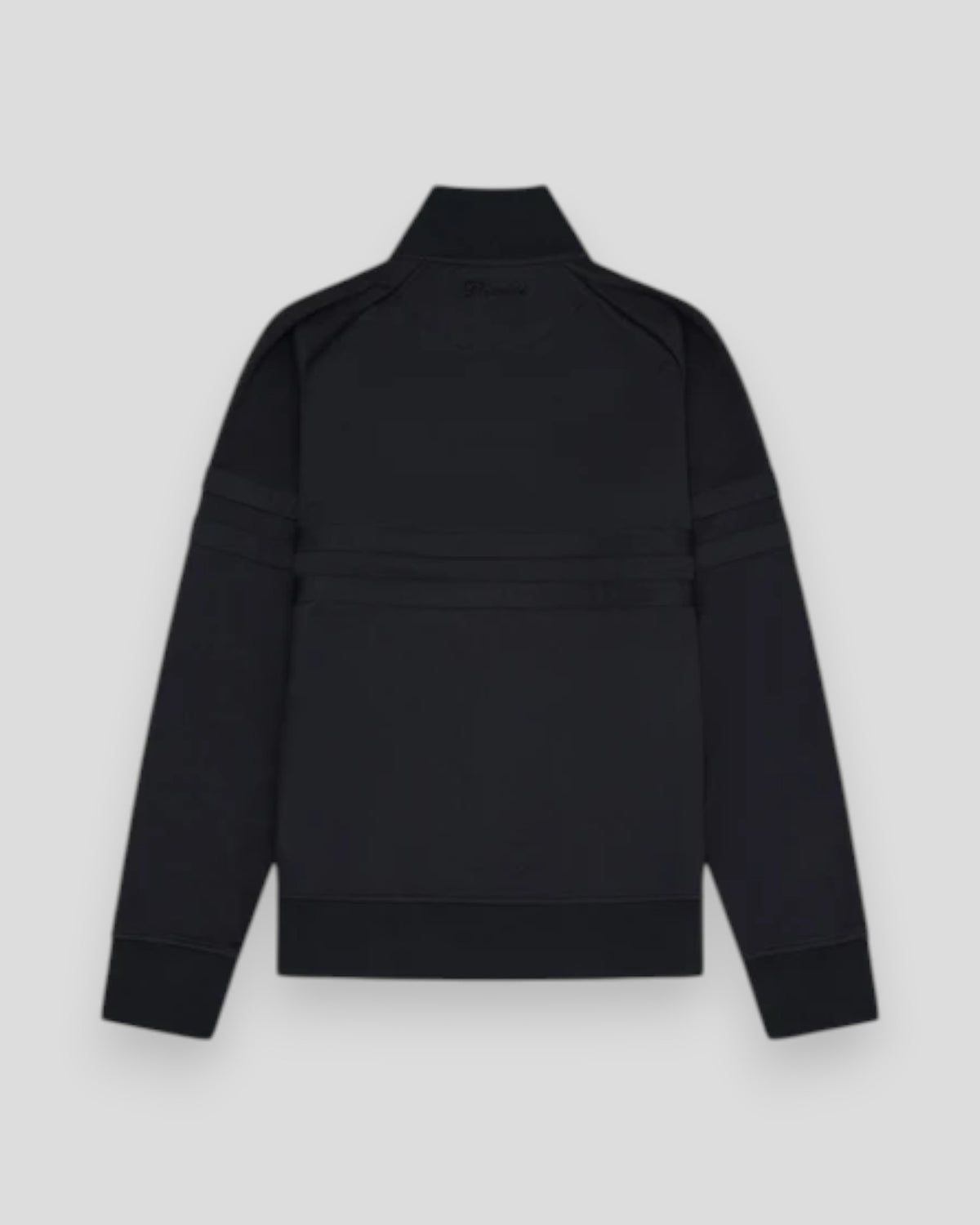 Ellesse Rimini trackjakke i sort mono-design med lynlås og høj krave