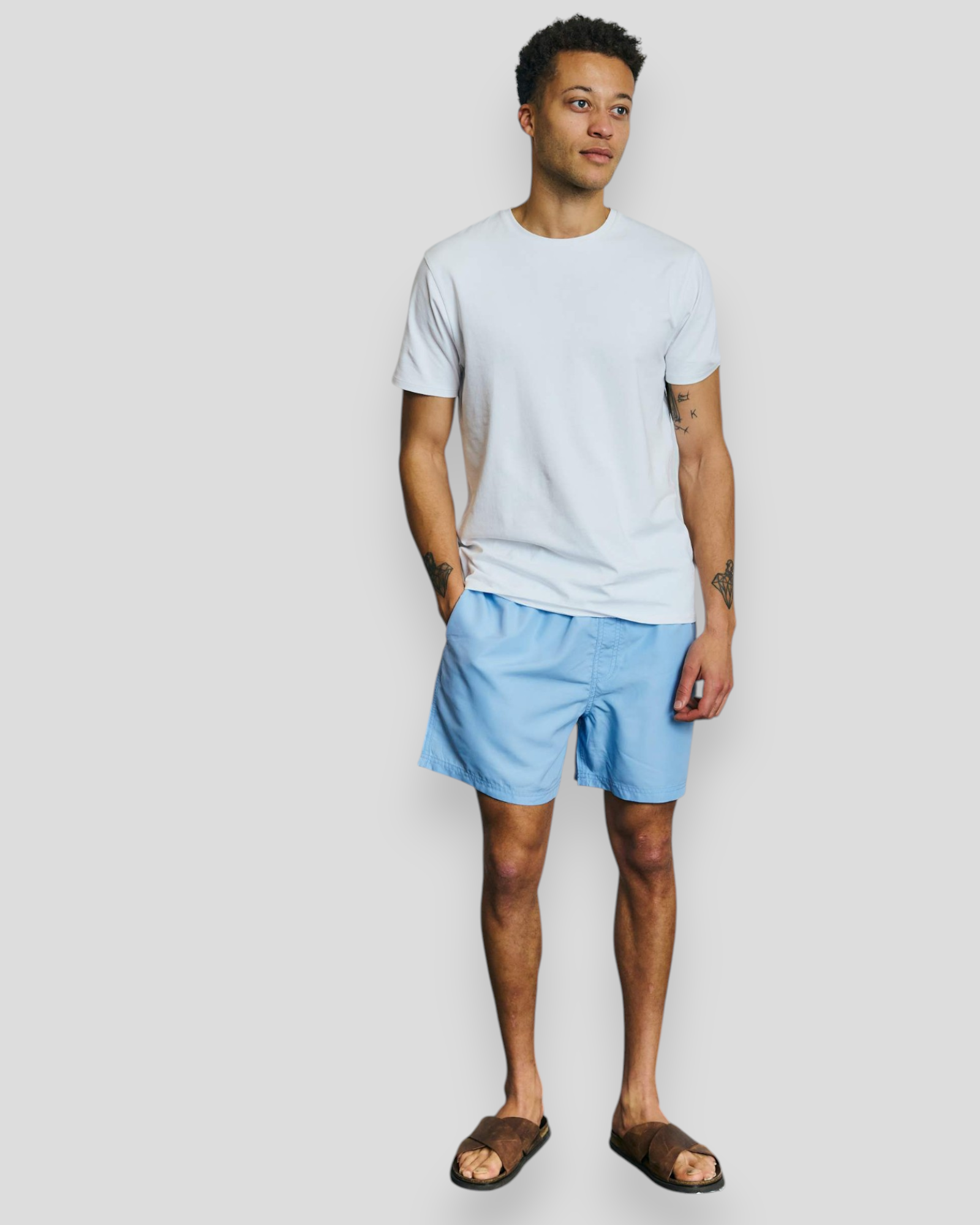 Havana Swimshorts - Light Blue