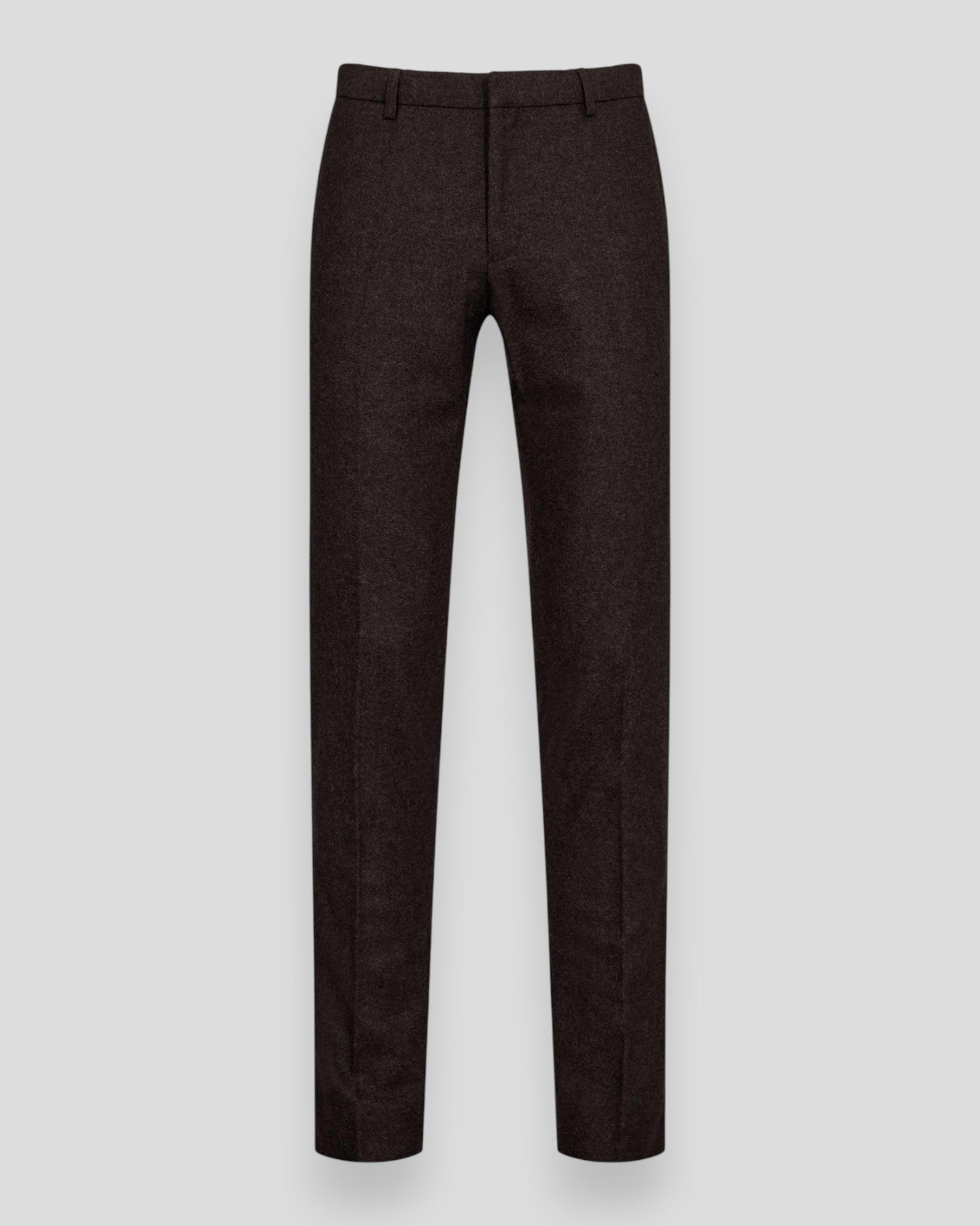 Melliw Classic Fit Suit Pants - Brown