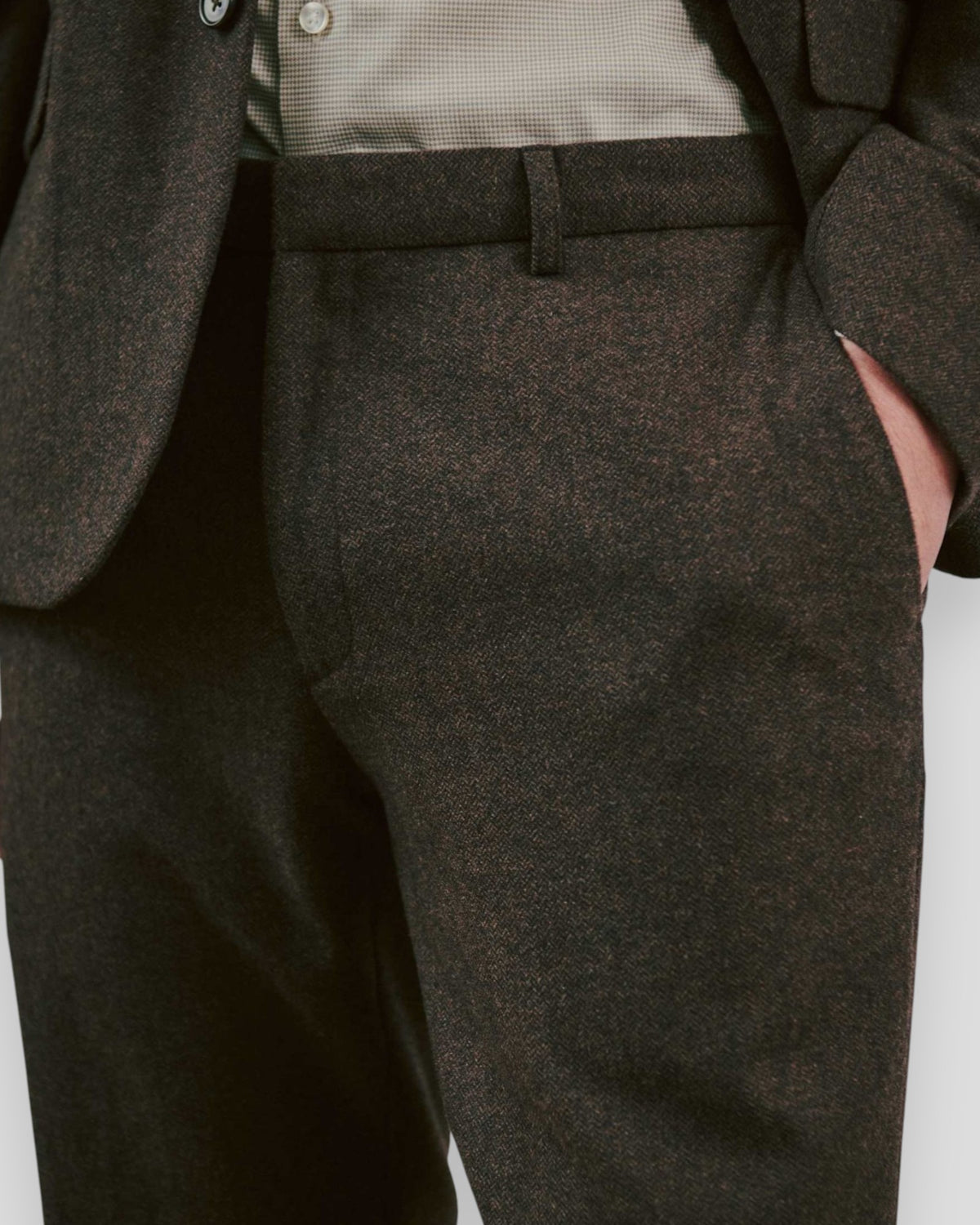 Macron Classic Fit Blazer - Brown