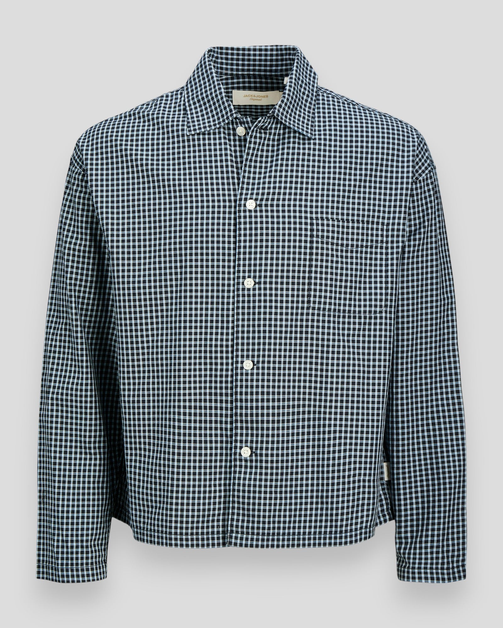 Austin Clean Check Shirt LS - Sky Captain Checks