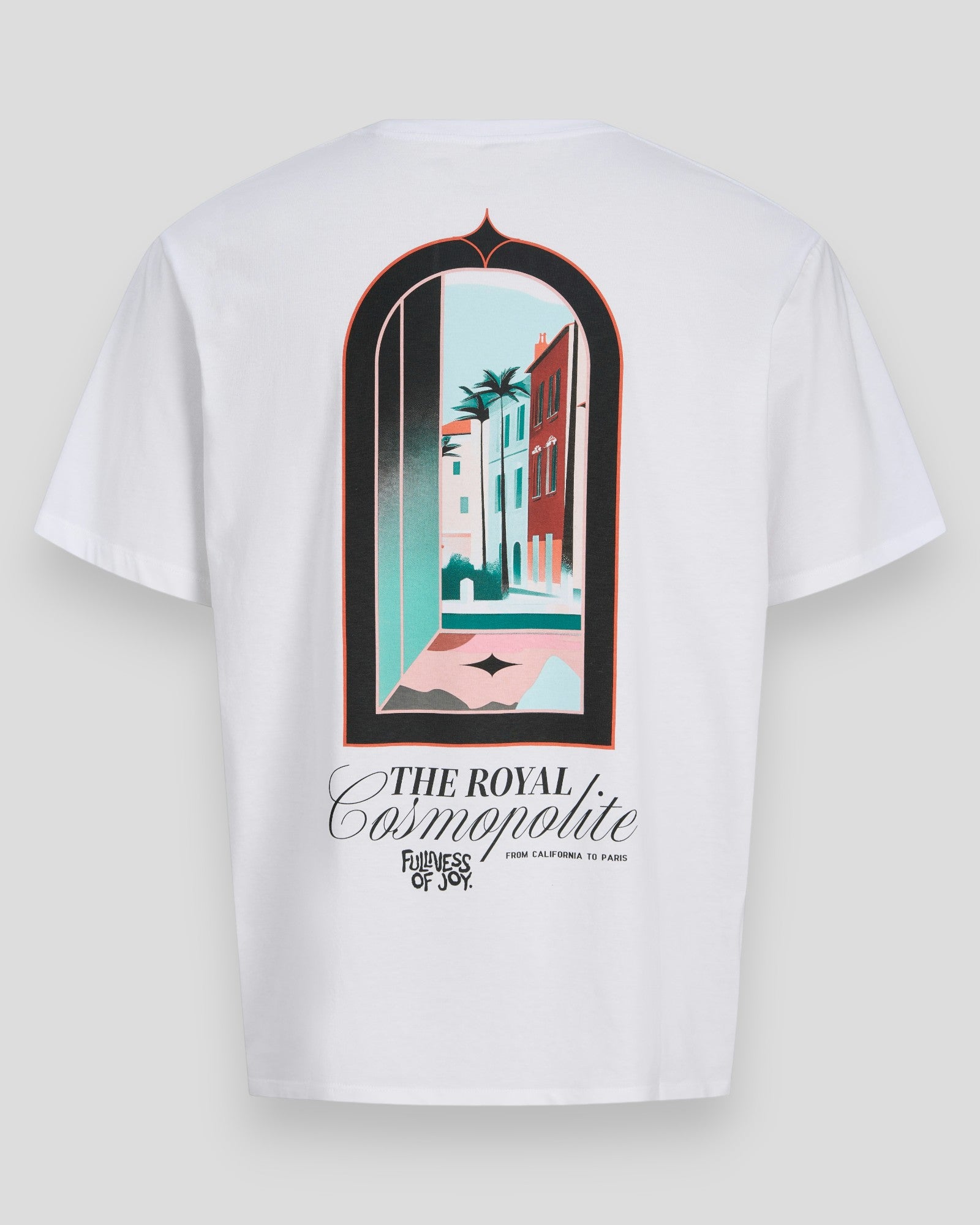 Paradise Island Tee SS Crew Neck - Bright White