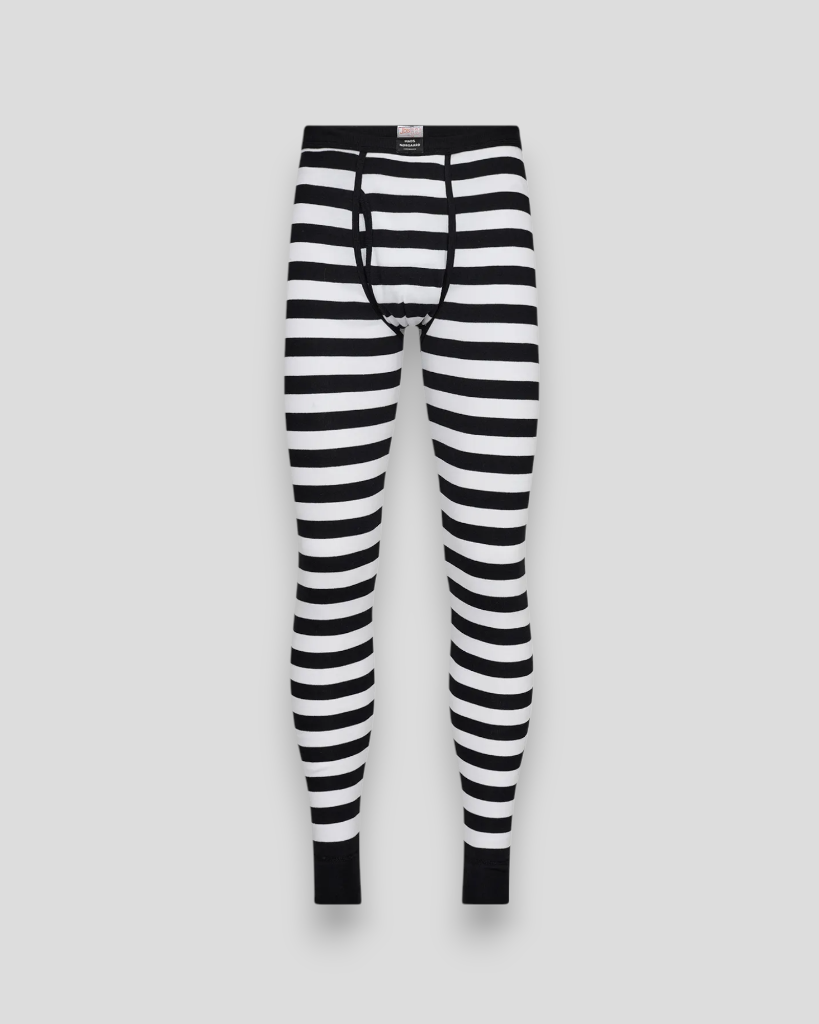 Mads Nørgaard X JBS Long Johns - Black/White/Stripes