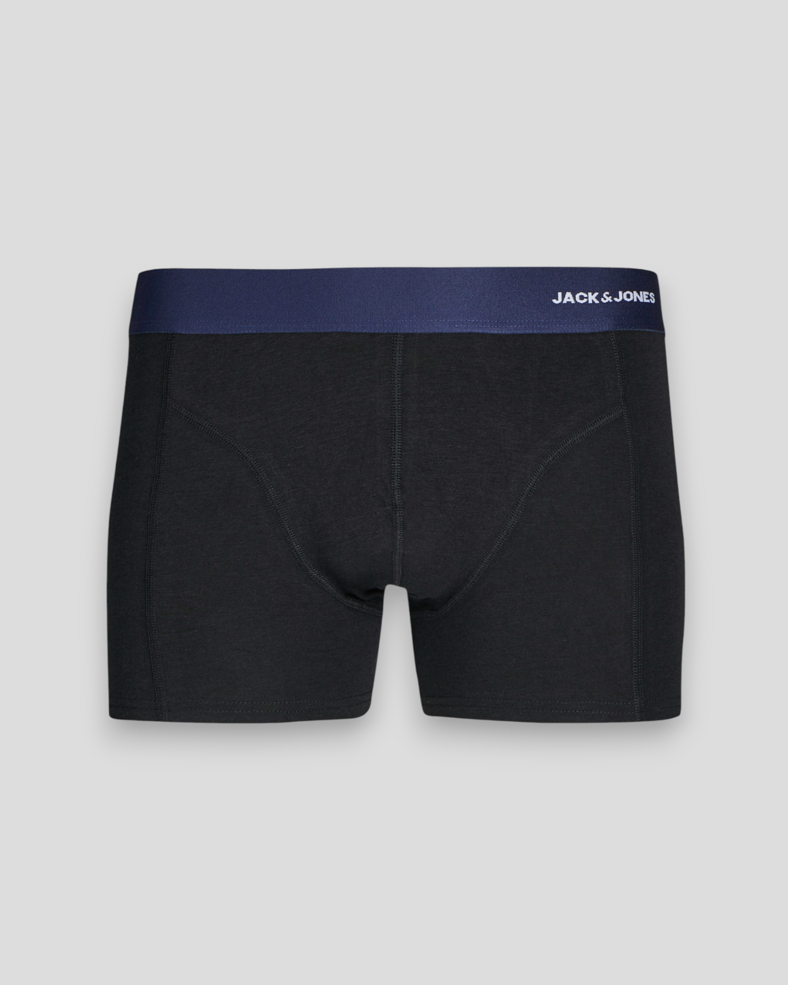 Bløde bambusunderbukser fra JACK & JONES – Nick Bamboo Trunks 3 Pack i Bering Sea, perfekt til komfort hele dagen.