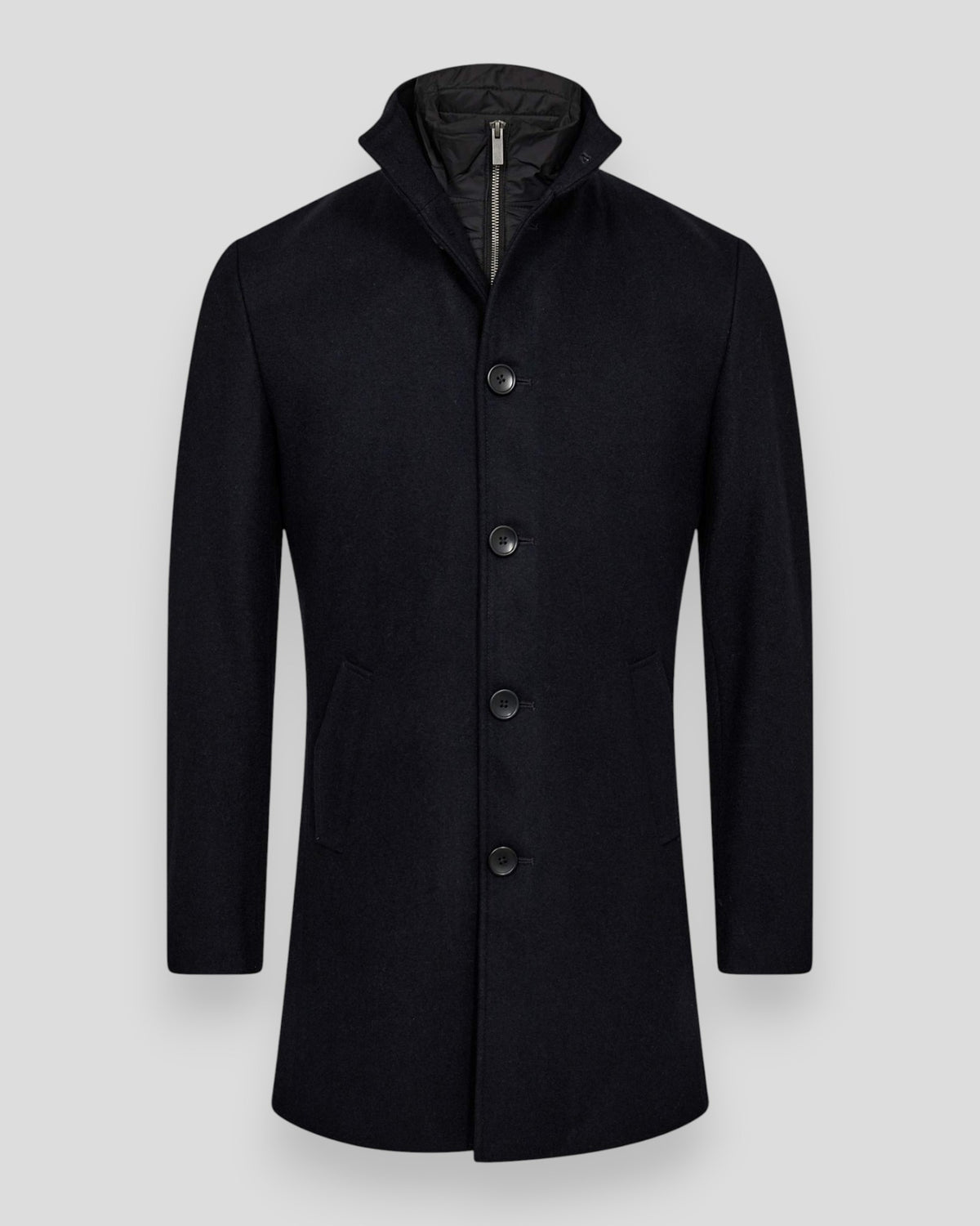 Ontario Slim Fit Coat - Black