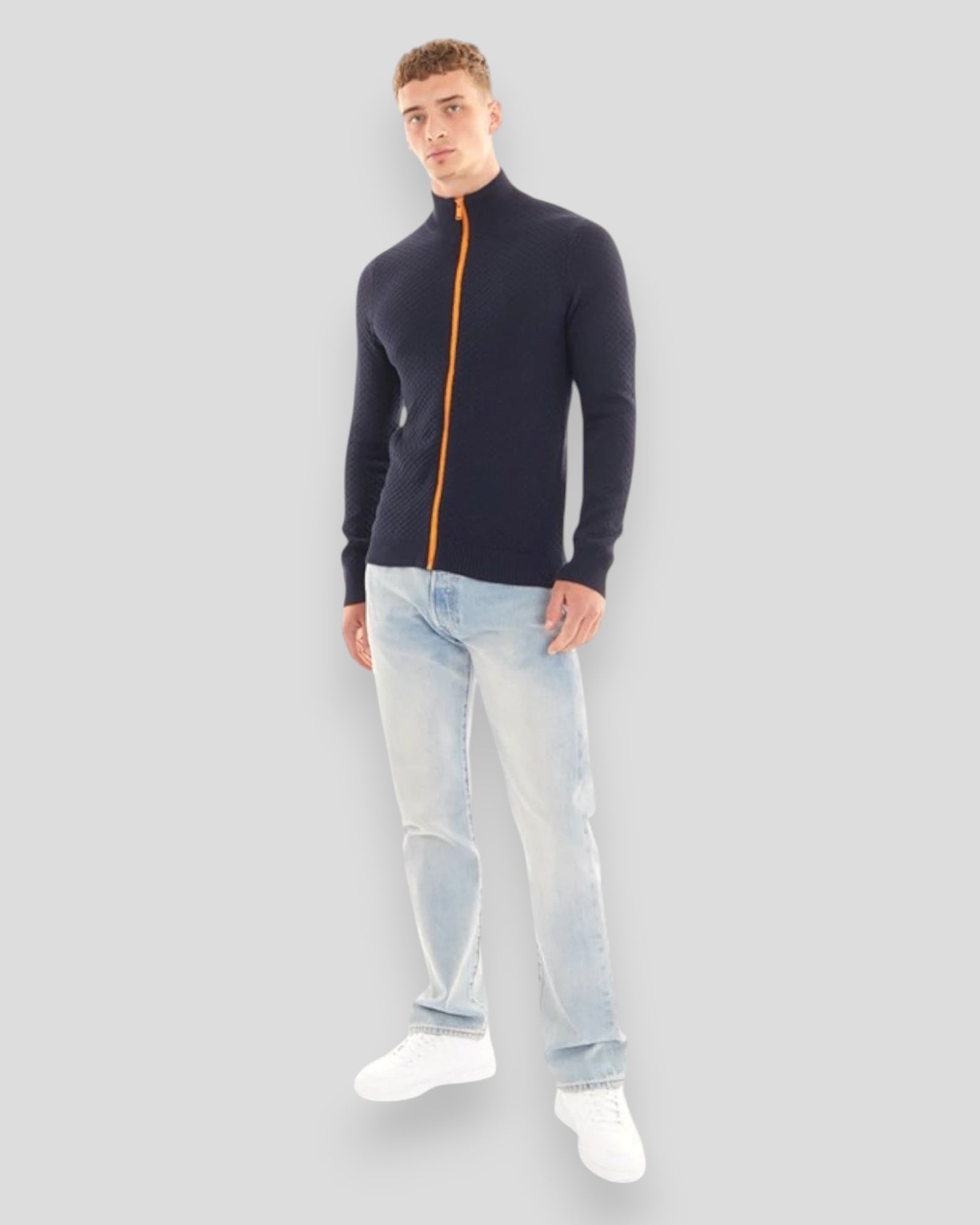 Harbour Zip - Navy