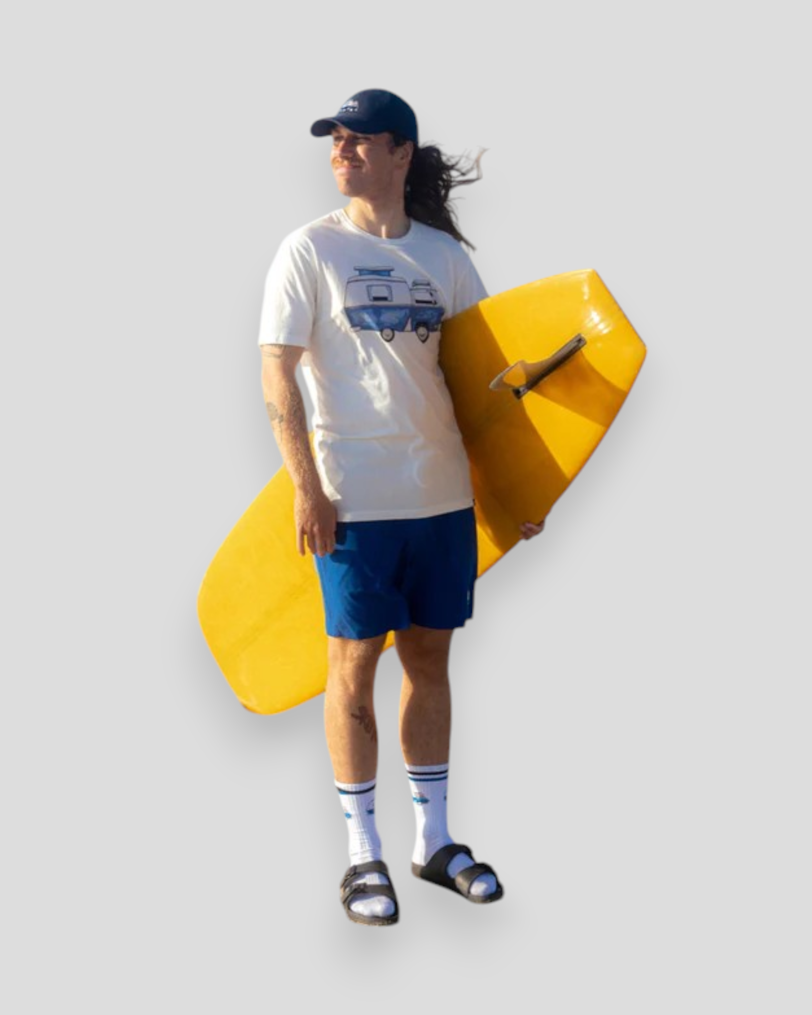 Ocean Camper Socks - White